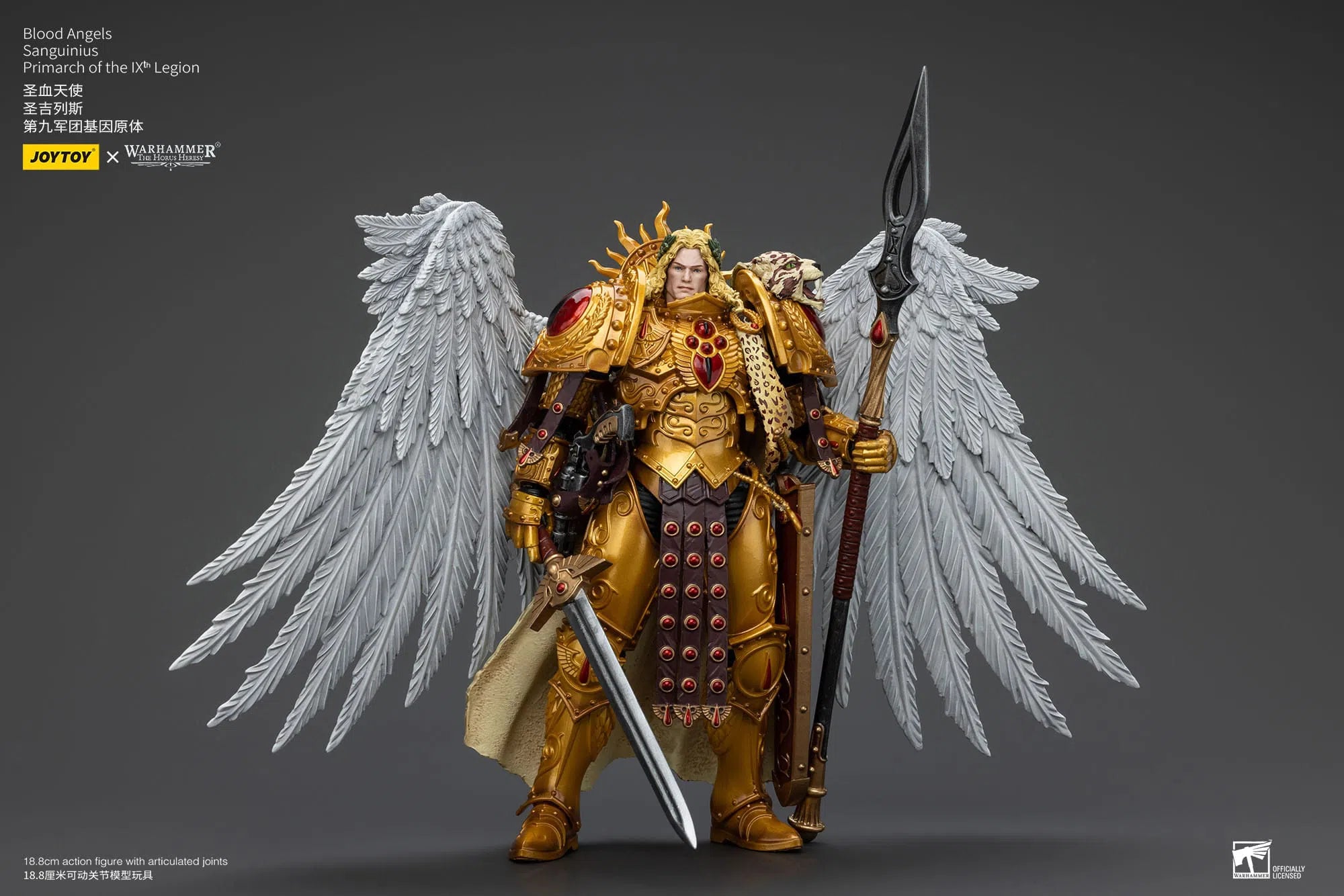 Warhammer The Horus Heresy: Blood Angels:Sanguinius Primarch of the IXth Legion: Action Figure: Joy Toy Joy Toy