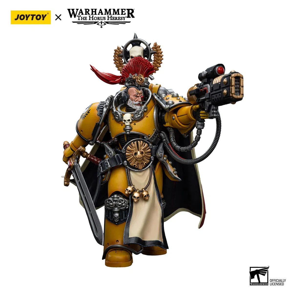 Warhammer: The Horus Heresy: Imperial Fists: Legion Praetor with Power Sword: Action Figure: Joy Toy