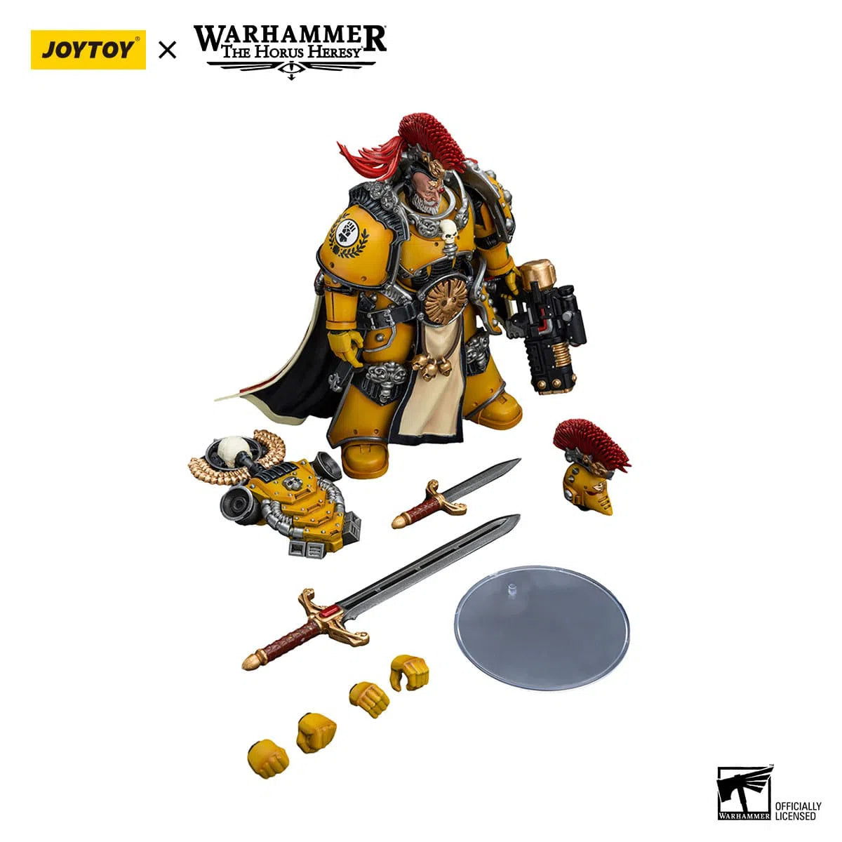 Warhammer: The Horus Heresy: Imperial Fists: Legion Praetor with Power Sword: Action Figure: Joy Toy