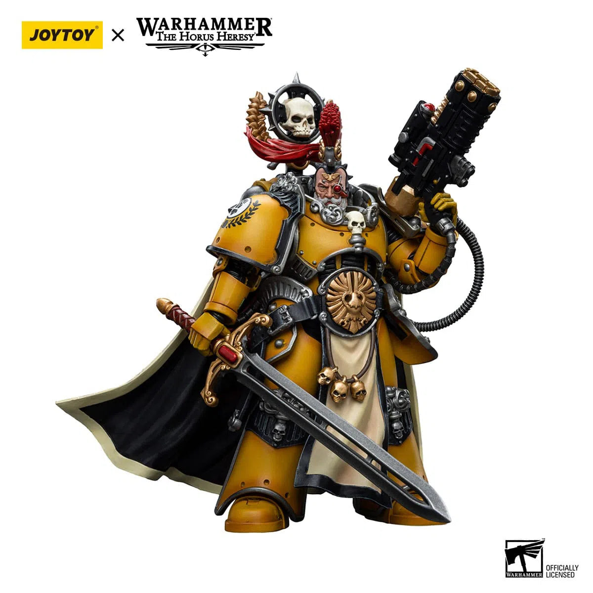 Warhammer: The Horus Heresy: Imperial Fists: Legion Praetor with Power Sword: Action Figure: Joy Toy