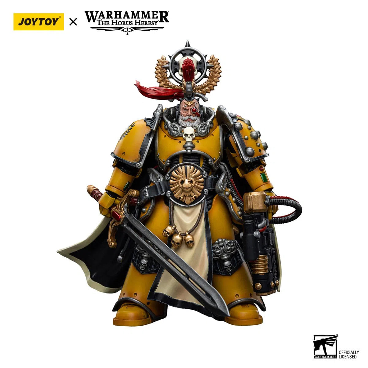 Warhammer: The Horus Heresy: Imperial Fists: Legion Praetor with Power Sword: Action Figure: Joy Toy