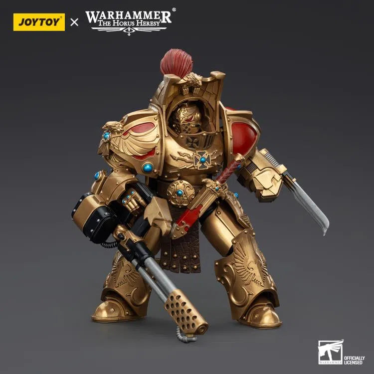 Warhammer: The Horus Heresy: Legio Custodes: Aquilon Terminator Squad: Aquilon With Infernus Firepike: Action Figure: Joy Toy Joy Toy