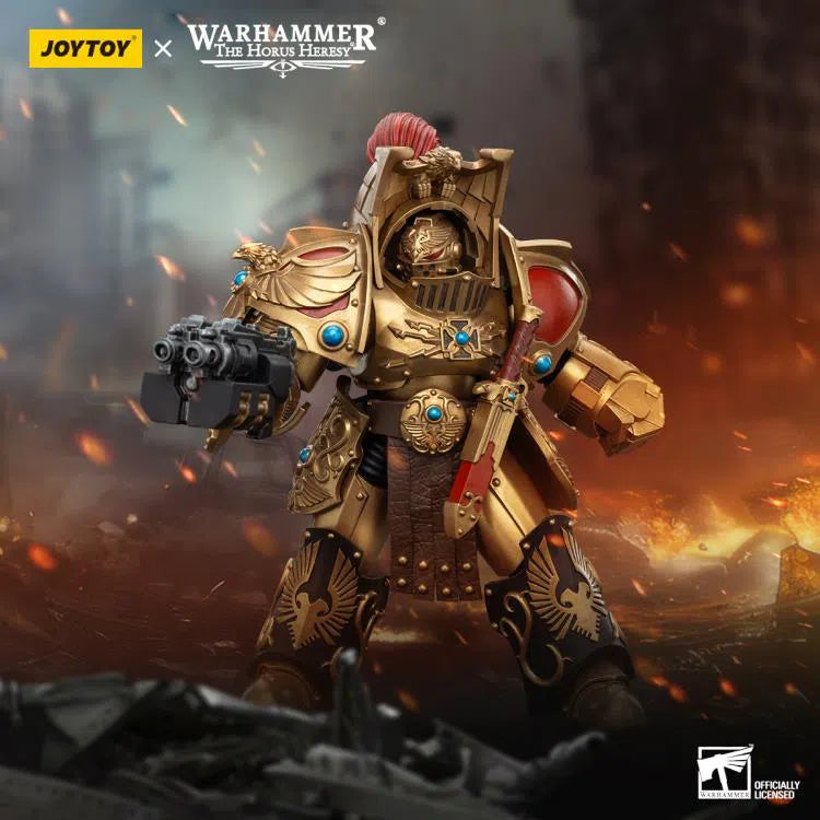 Warhammer: The Horus Heresy: Legio Custodes: Aquilon Terminator Squad: Aquilon With Lastrum Storm Bolter: Action Figure: Joy Toy Joy Toy