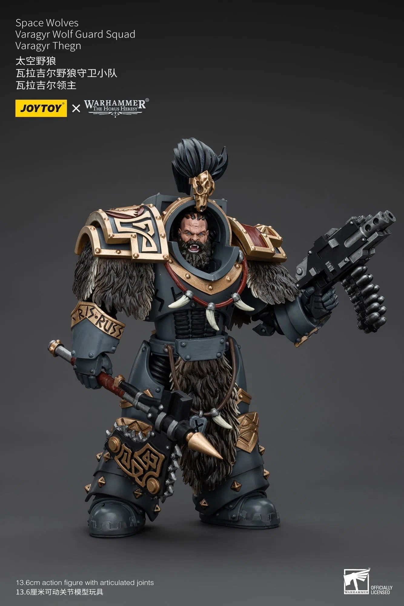 Warhammer The Horus Heresy: Space Wolves: Varagyr Wolf Guard Squad: Varagyr Thegn : Joy Toy Joy Toy