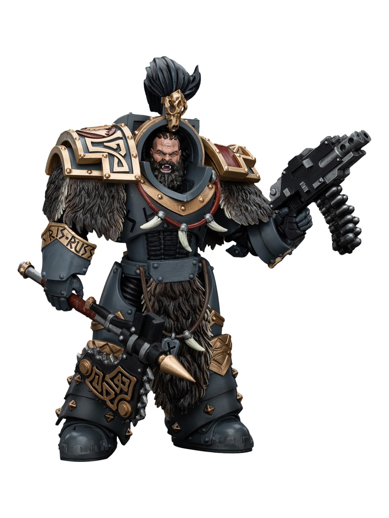 Warhammer The Horus Heresy: Space Wolves: Varagyr Wolf Guard Squad: Varagyr Thegn Joy Toy