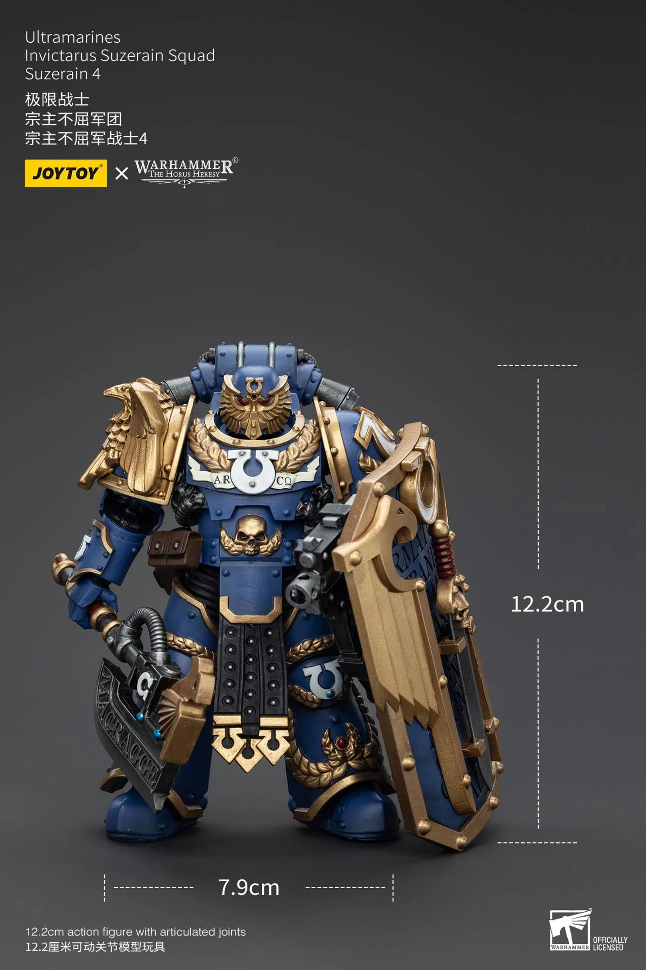 Warhammer The Horus Heresy: Ultramarines: Invictarus Suzerain Squad: Suzerain 4: Action Figure: Joy Toy Joy Toy