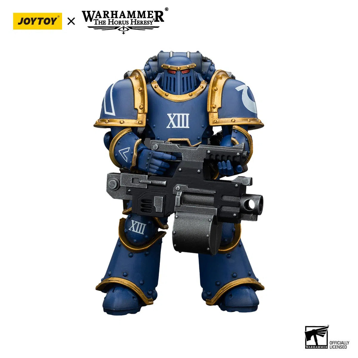 Warhammer The Horus Heresy: Ultramarines Legion MKIII Tactical Support Squad Legionary with Heavy Bolter: Joy Toy Joy Toy