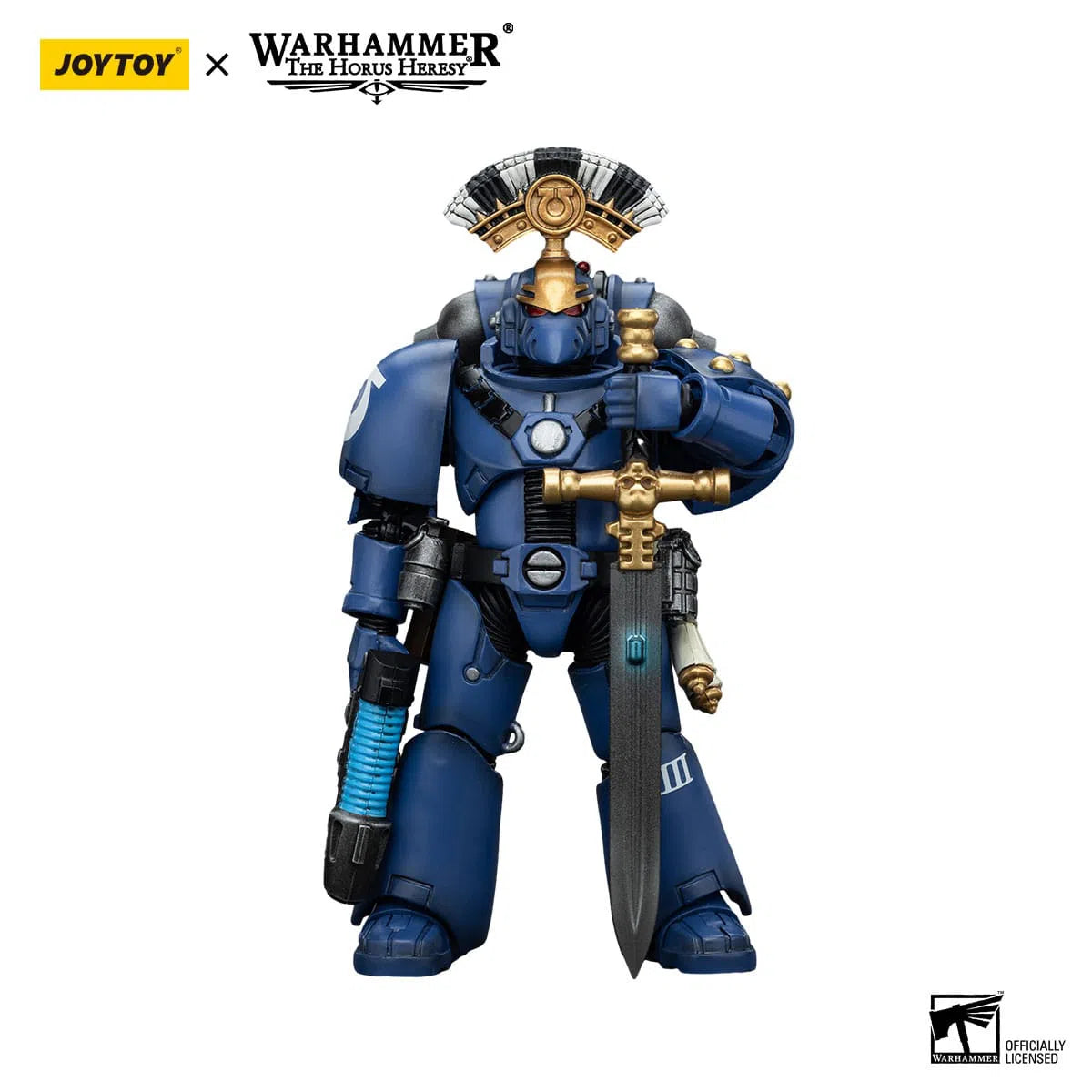 Warhammer The Horus Heresy: Ultramarines MK VI Tactical Squad Sergeant with Plasma Pistol and Power Sword: Joy Toy Joy Toy