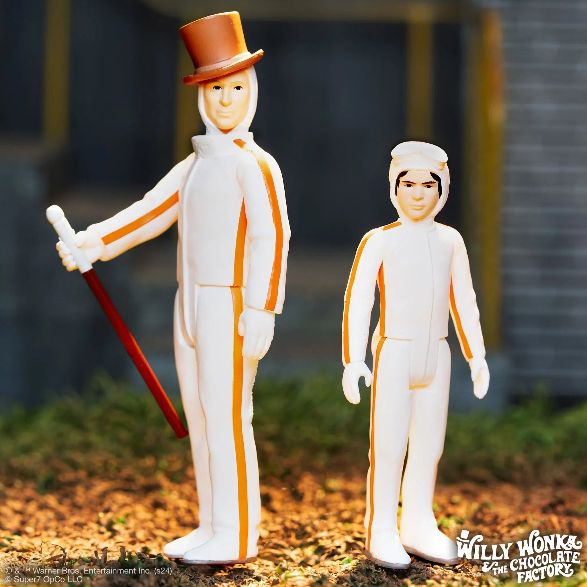 Willy Wonka & The Chocolate Factory (1971): Willy Wonka: (White Suit): Wave 03: ReAction: Action Figure: Super7 Super7