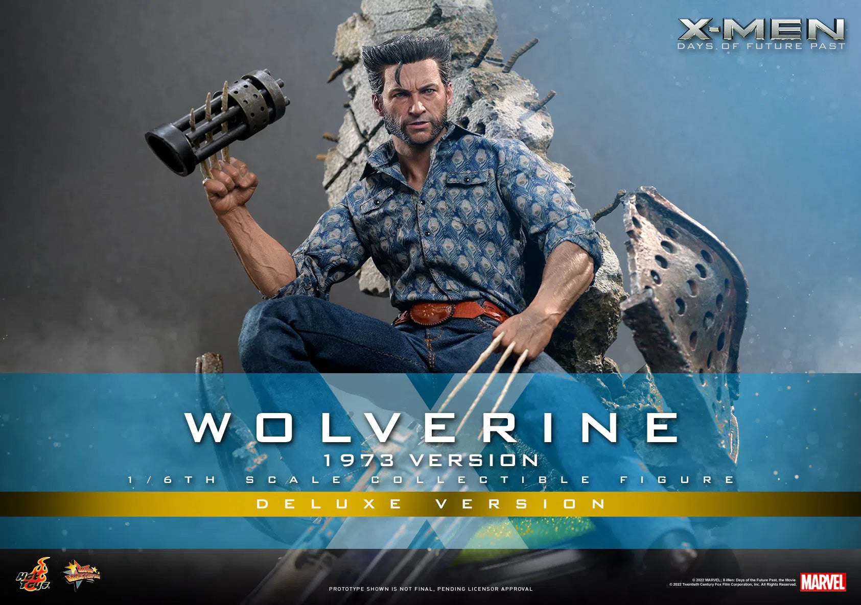 Wolverine: 1973 Version: X-Men: Days Of Future Past: Deluxe Hot Toys