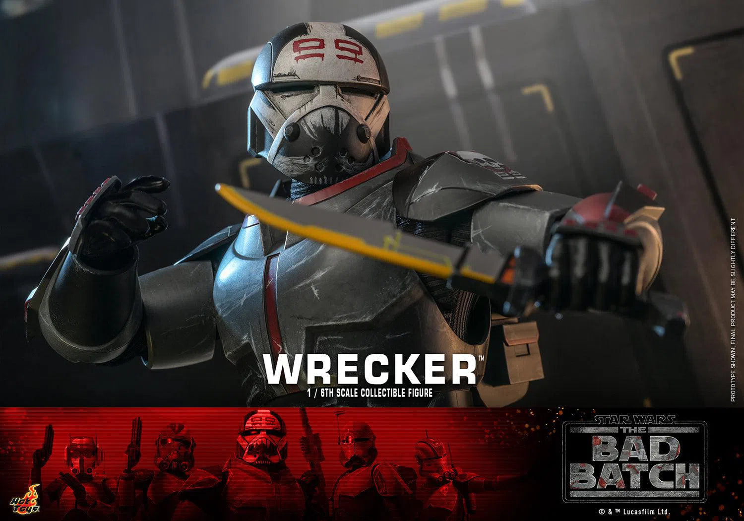 Wrecker: Star Wars: The Bad Batch Hot Toys