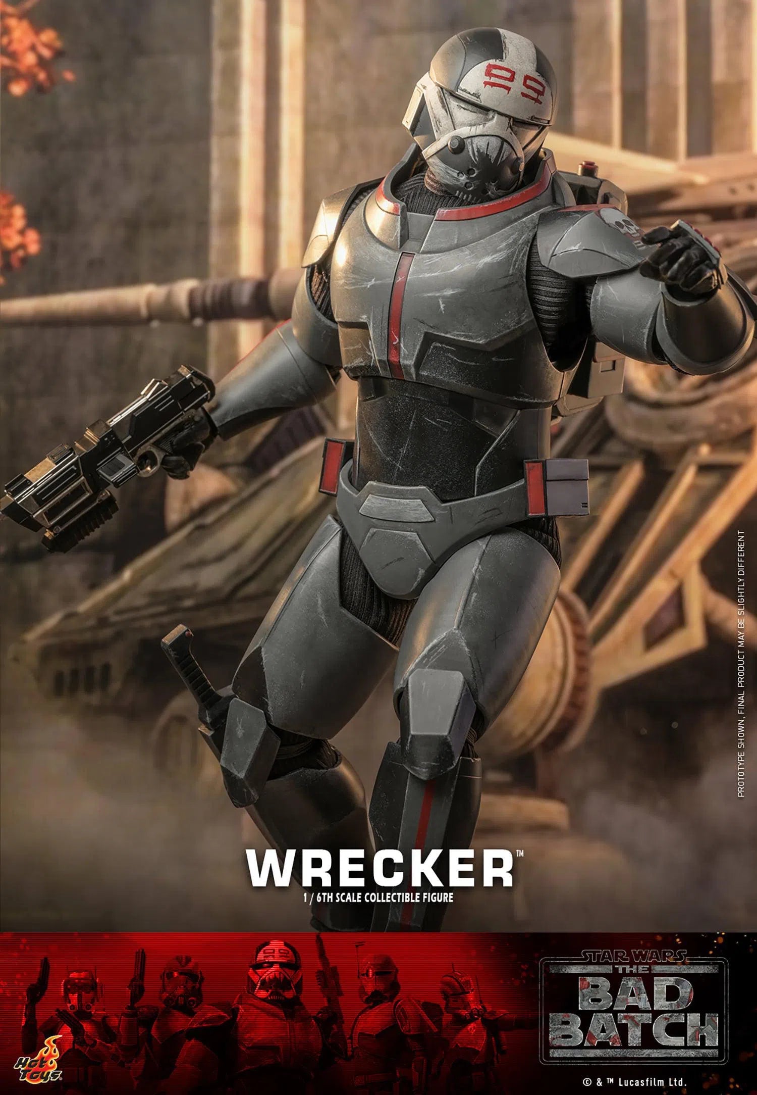 Wrecker: Star Wars: The Bad Batch Hot Toys