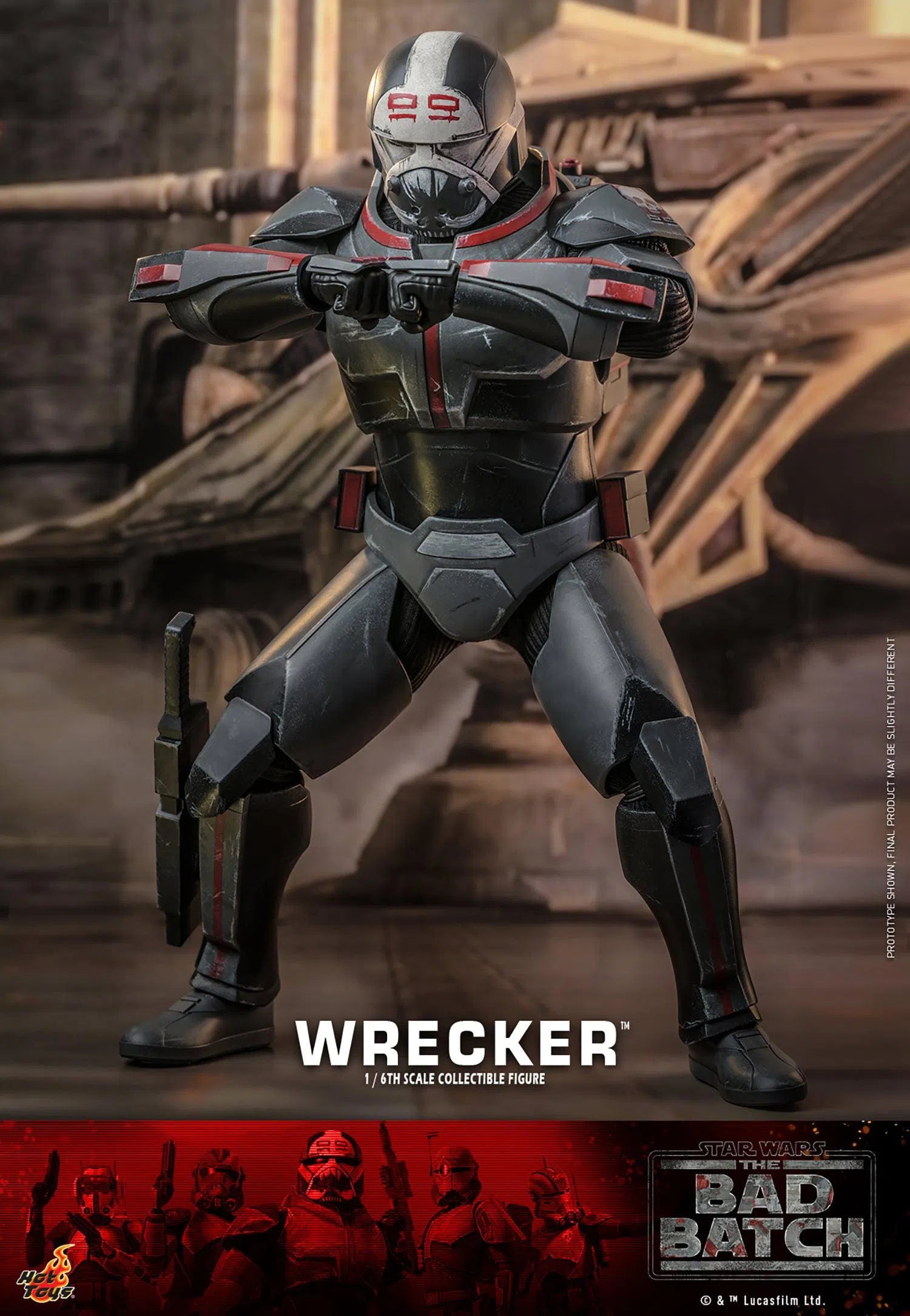 Wrecker: Star Wars: The Bad Batch Hot Toys