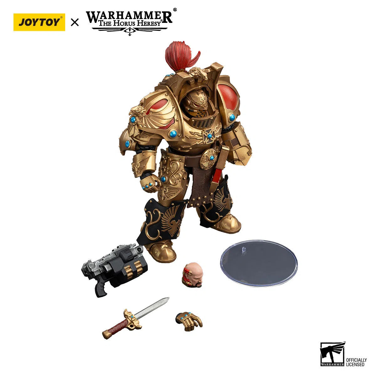 Warhammer: The Horus Heresy: Legio Custodes: Aquilon Terminator Squad: Aquilon With Lastrum Storm Bolter: Action Figure: Joy Toy