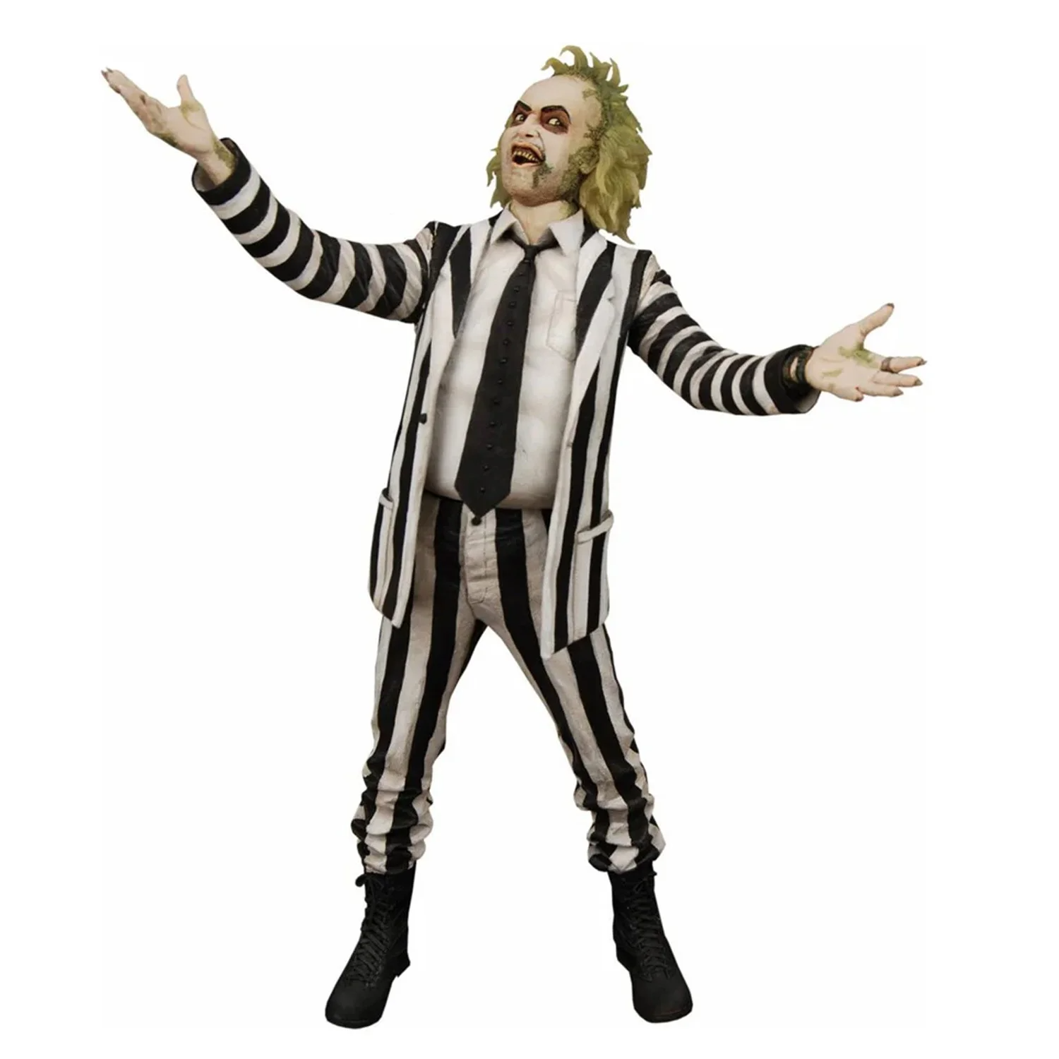 Beetlejuice (1998): Striped Suit Beetlejuice: 1/4 Scale Action Figure With Sound