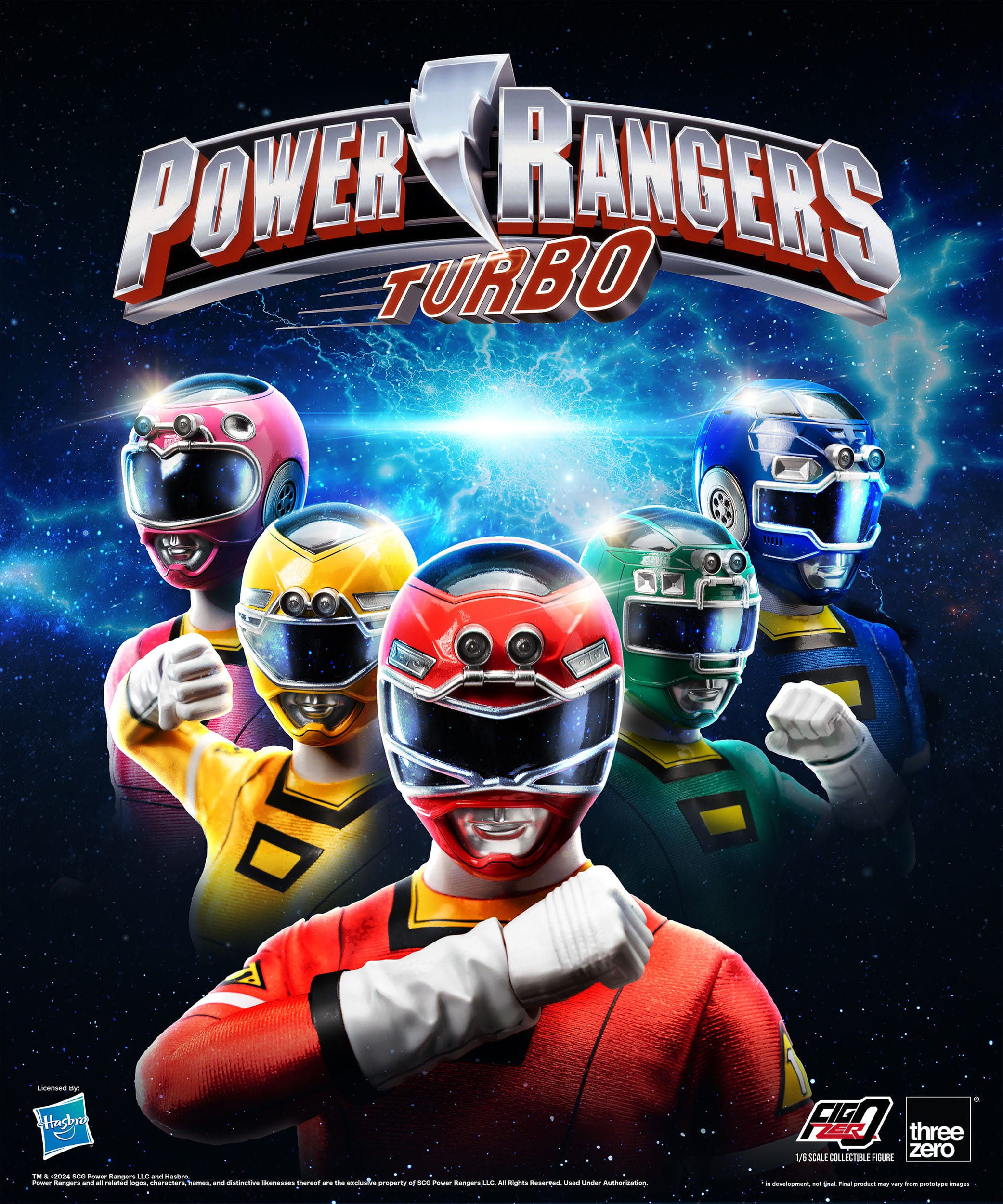 Power Rangers: Turbo: FigZero: 5 Pack: 1/6 Scale Figures