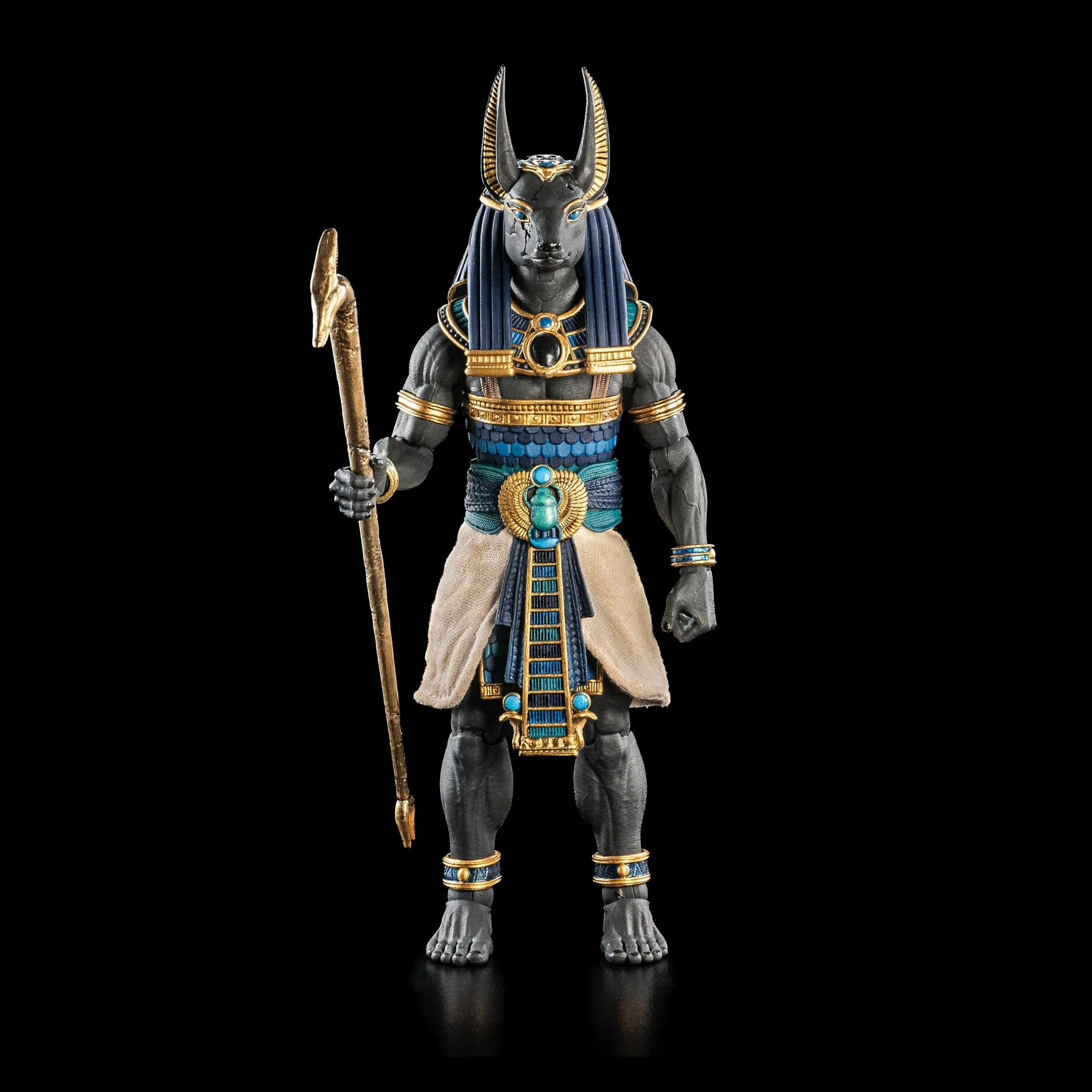 Figura Obscura: Anubis (Black and Blue Ver): Action Figure