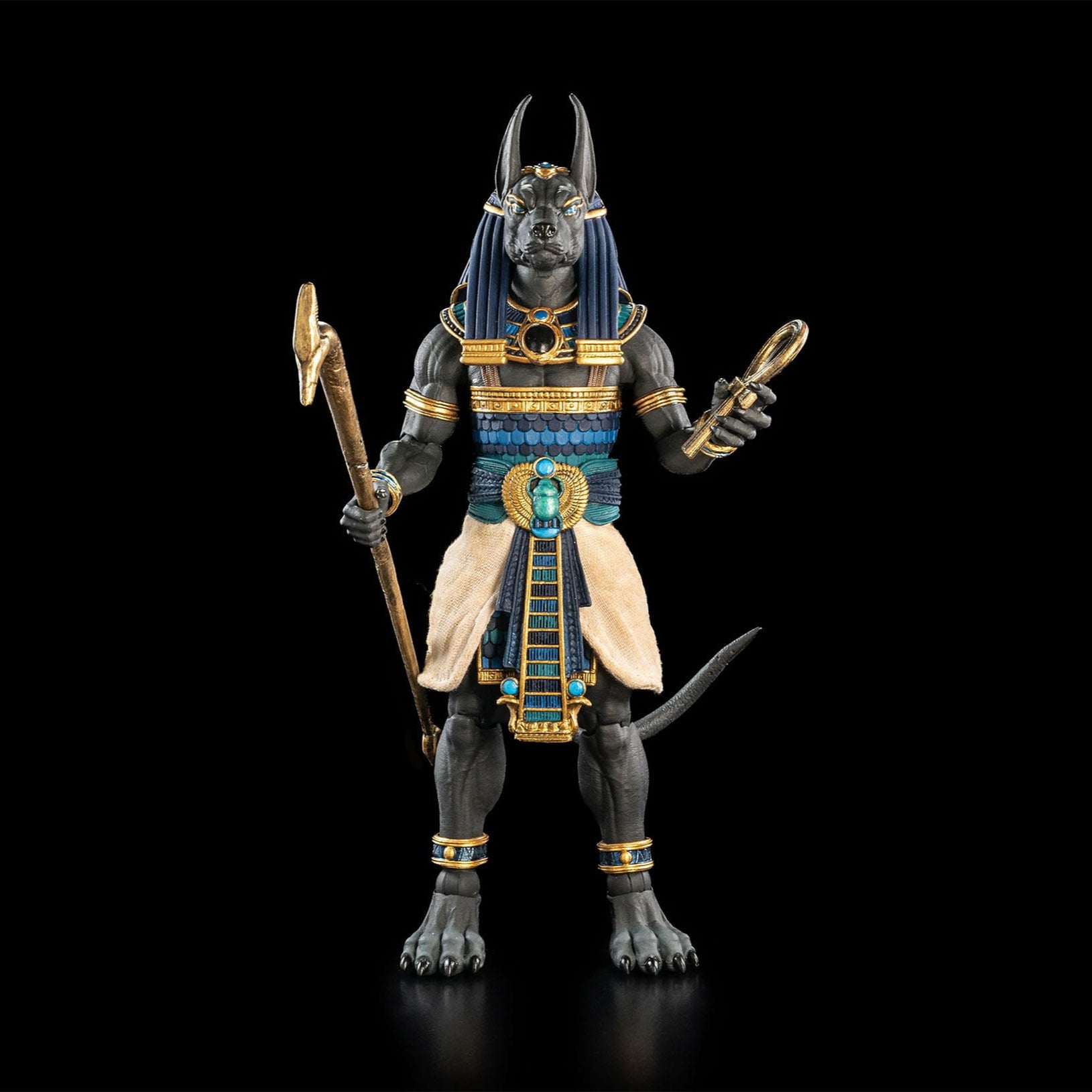 Figura Obscura: Anubis (Black and Blue Ver): Action Figure