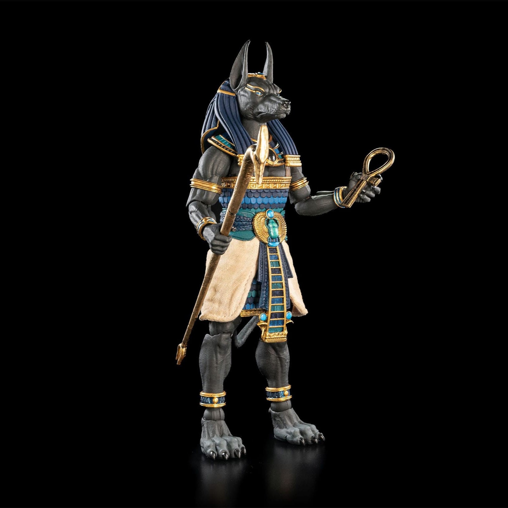 Figura Obscura: Anubis (Black and Blue Ver): Action Figure