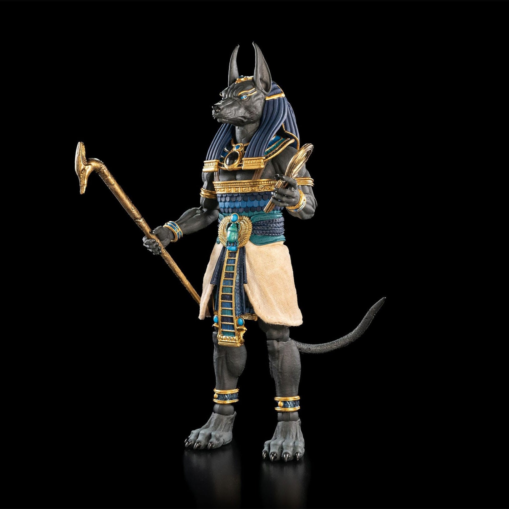 Figura Obscura: Anubis (Black and Blue Ver): Action Figure