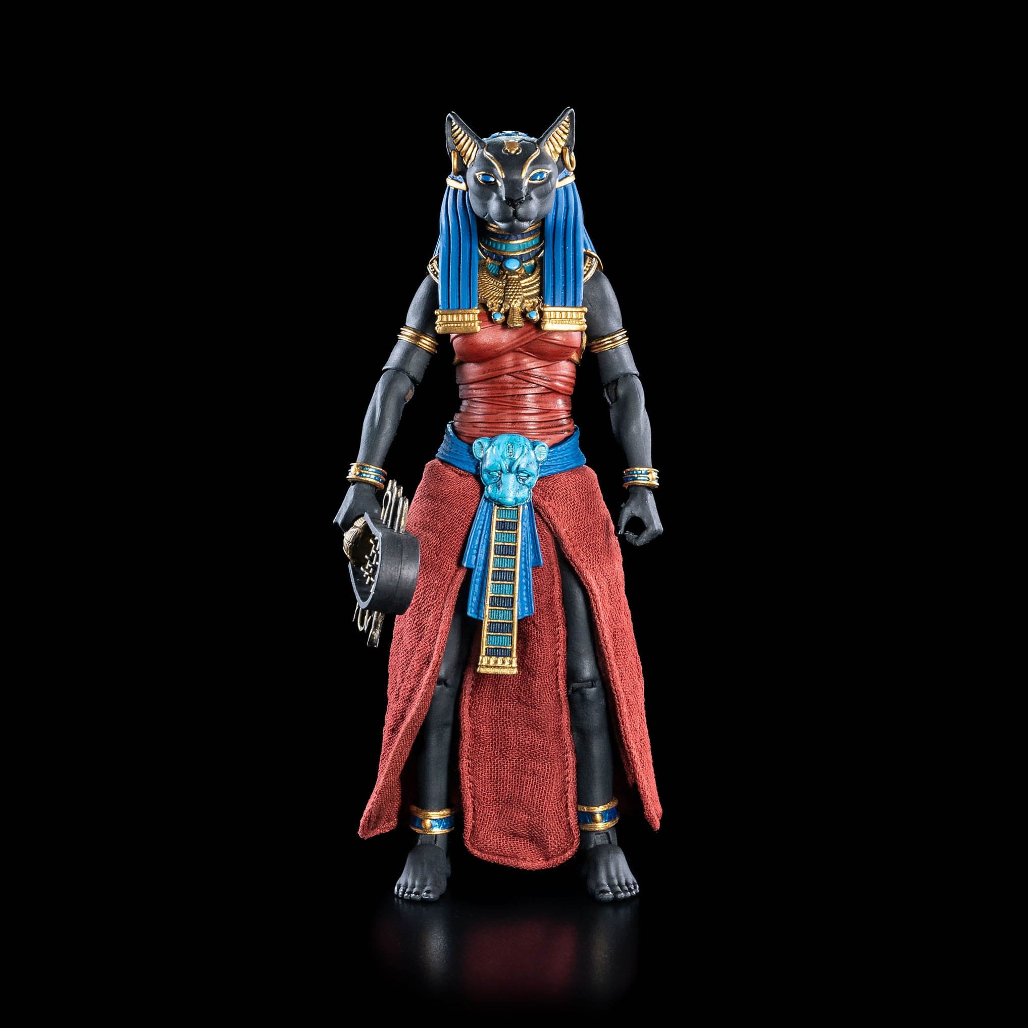 Figura Obscura: Bastet (Black and Red Ver): Action Figure