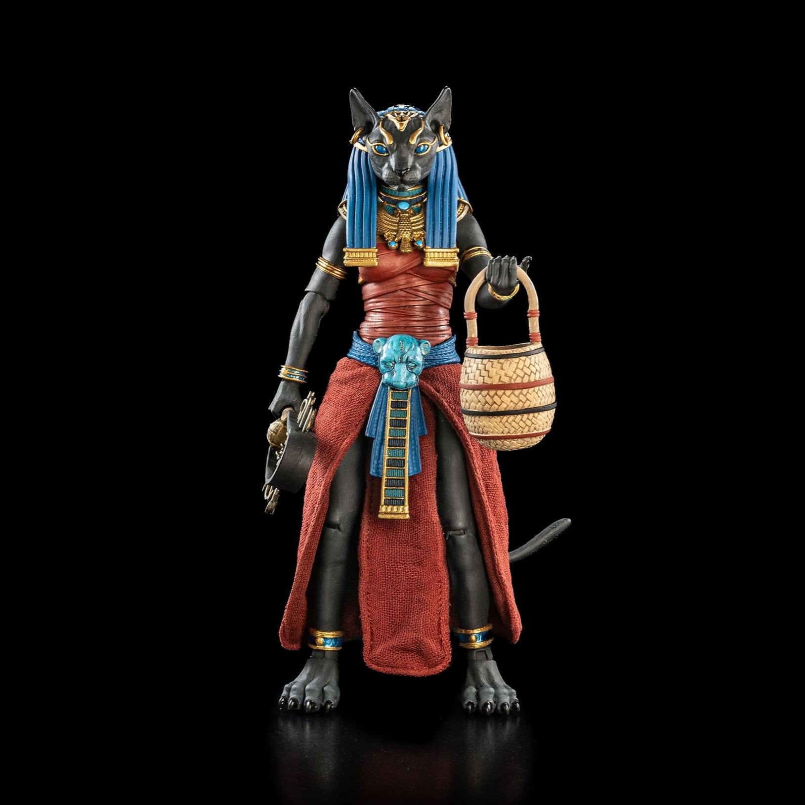 Figura Obscura: Bastet (Black and Red Ver): Action Figure