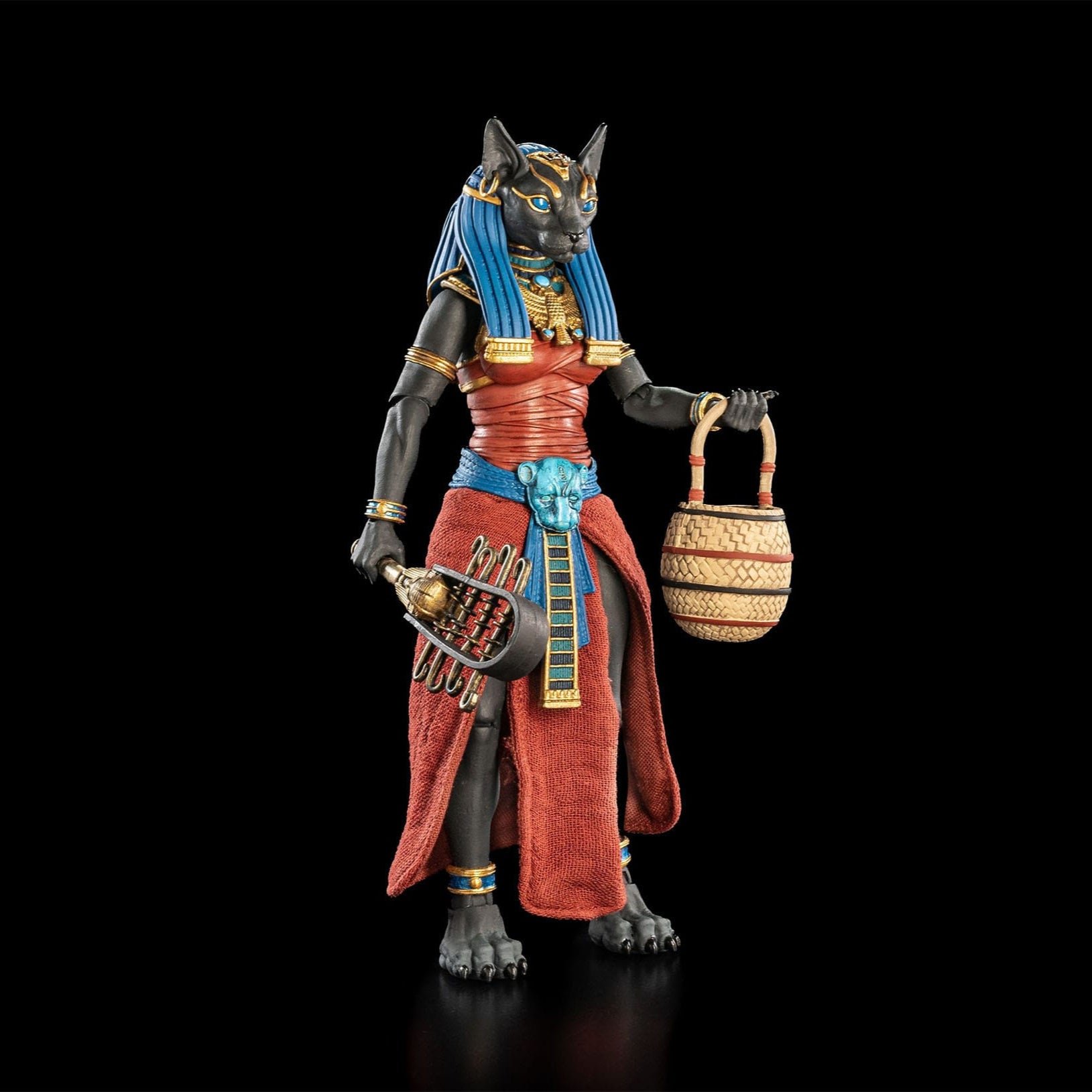 Figura Obscura: Bastet (Black and Red Ver): Action Figure