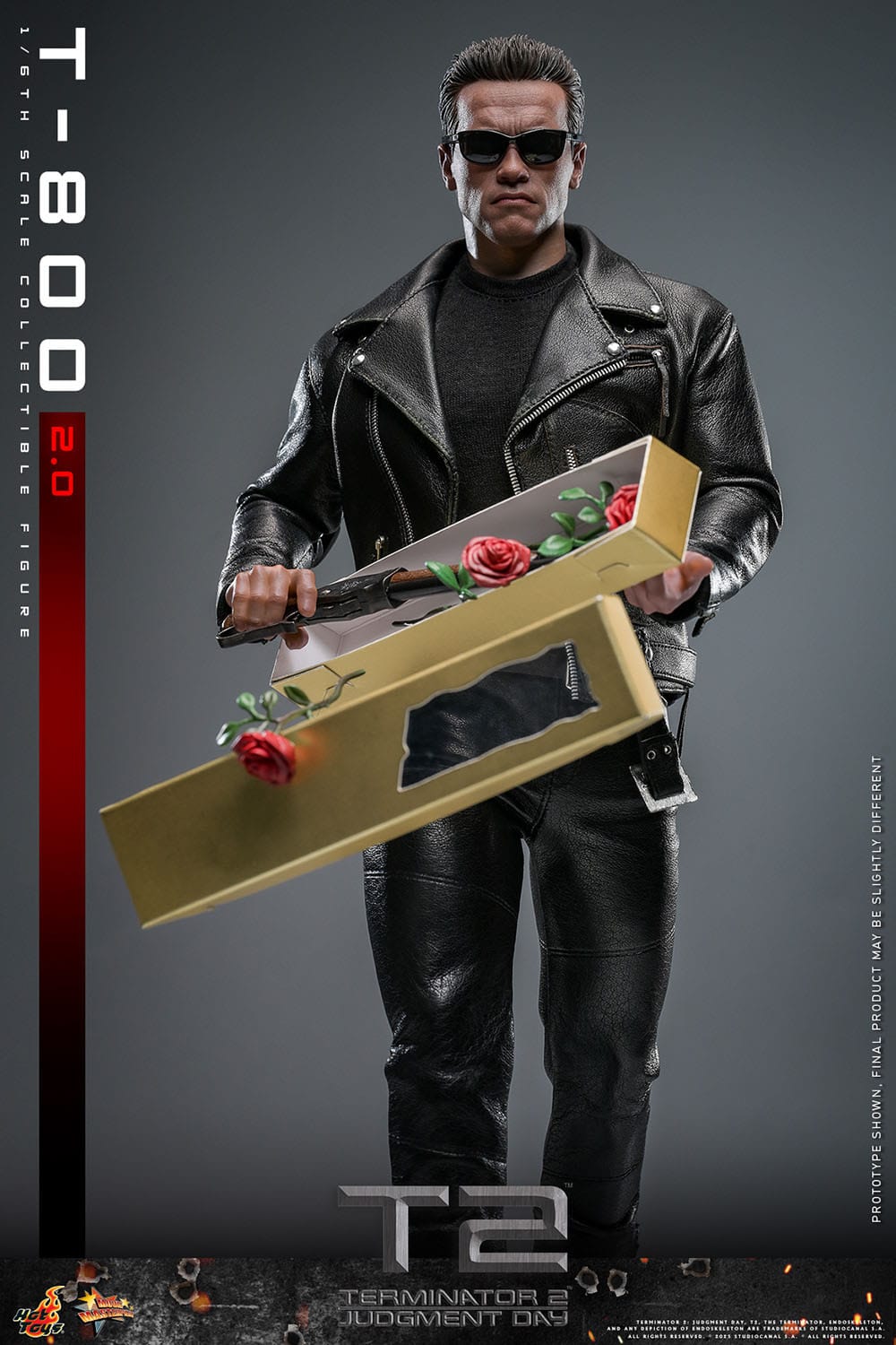 Terminator 2: T-800 Version 2.0: MMS795: 1/6th Scale Action Figure: Hot Toys