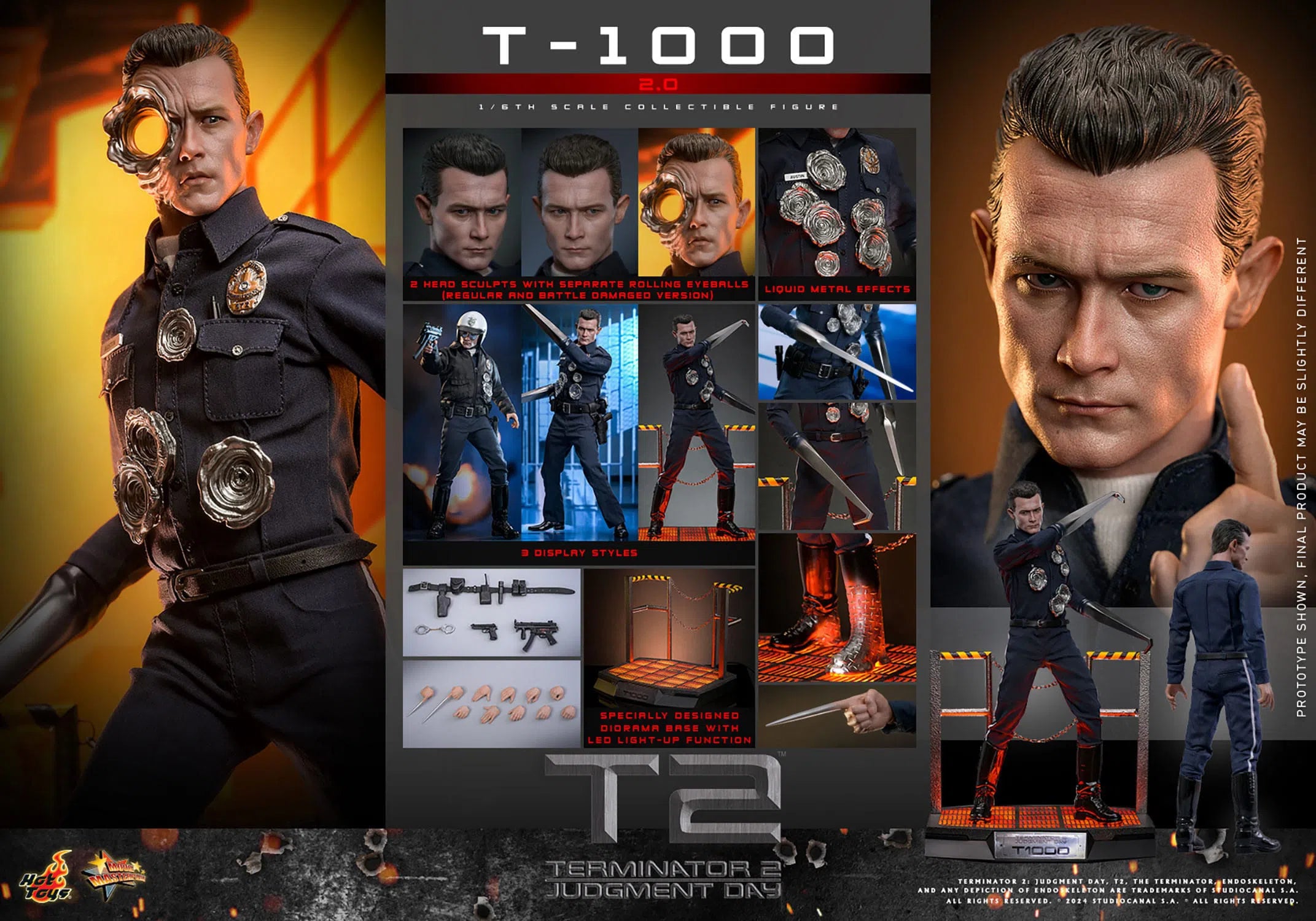 Terminator 2: Judgment Day: T-1000: MMS774: Hot Toys