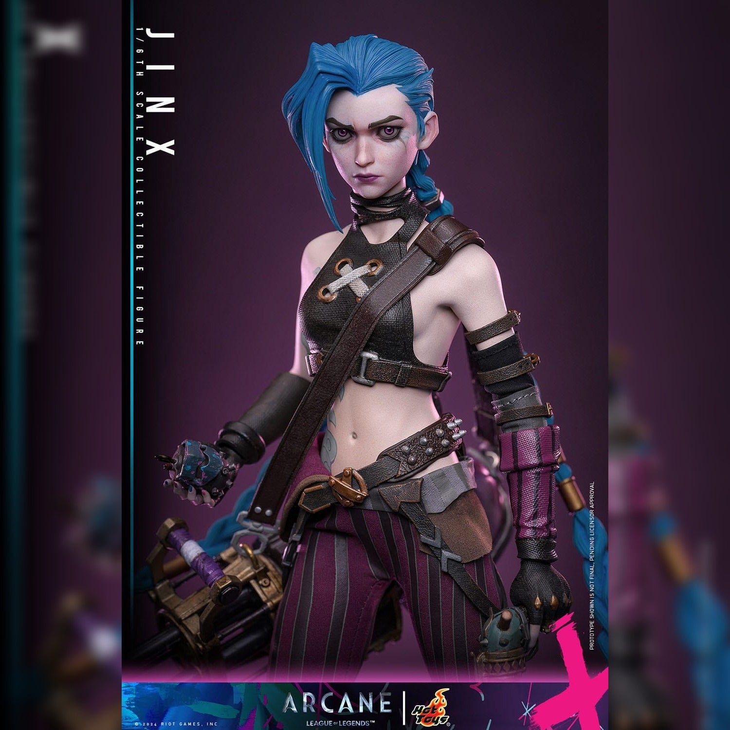 Arcane: Jinx: 1/6th Scale Action Figure: Hot Toys