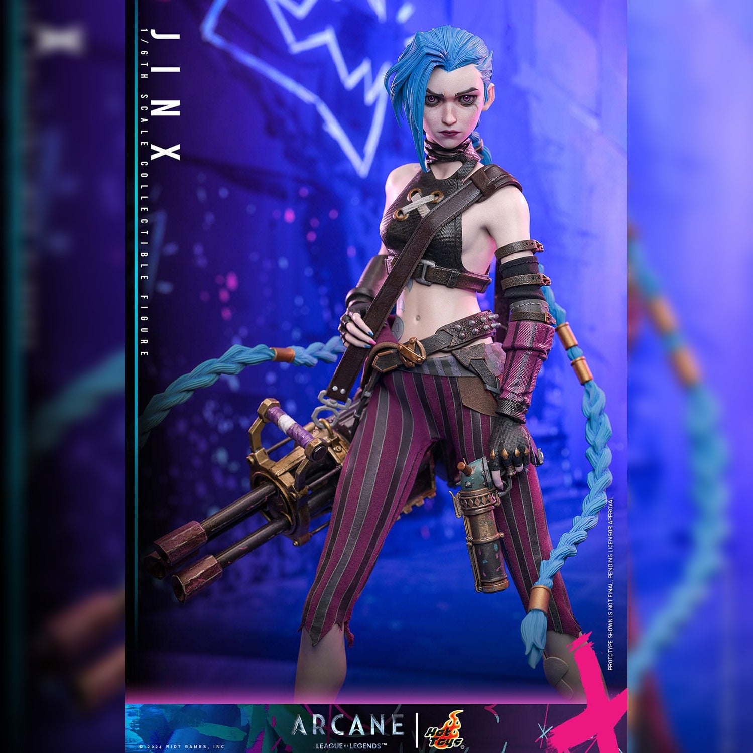 Arcane: Jinx: 1/6th Scale Action Figure: Hot Toys