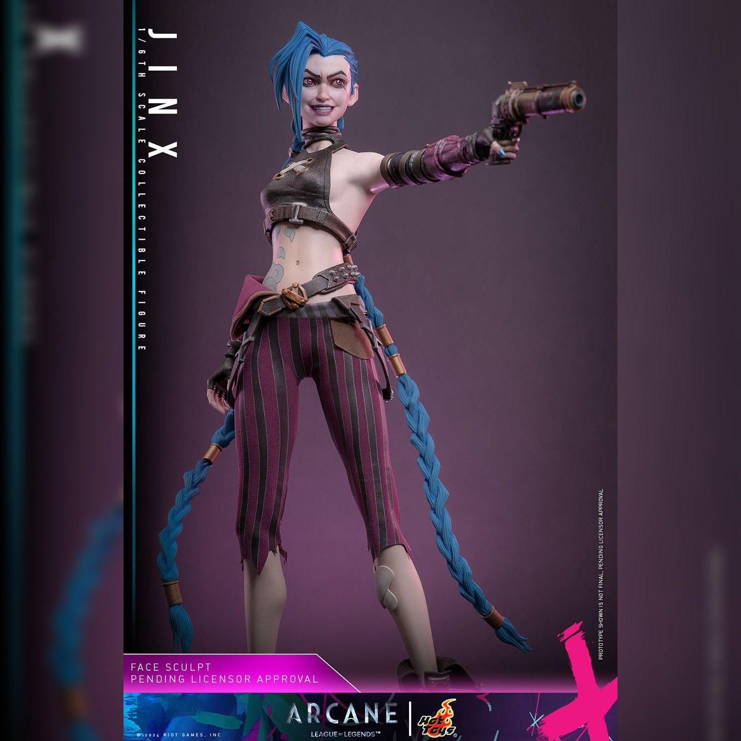 Arcane: Jinx: 1/6th Scale Action Figure: Hot Toys