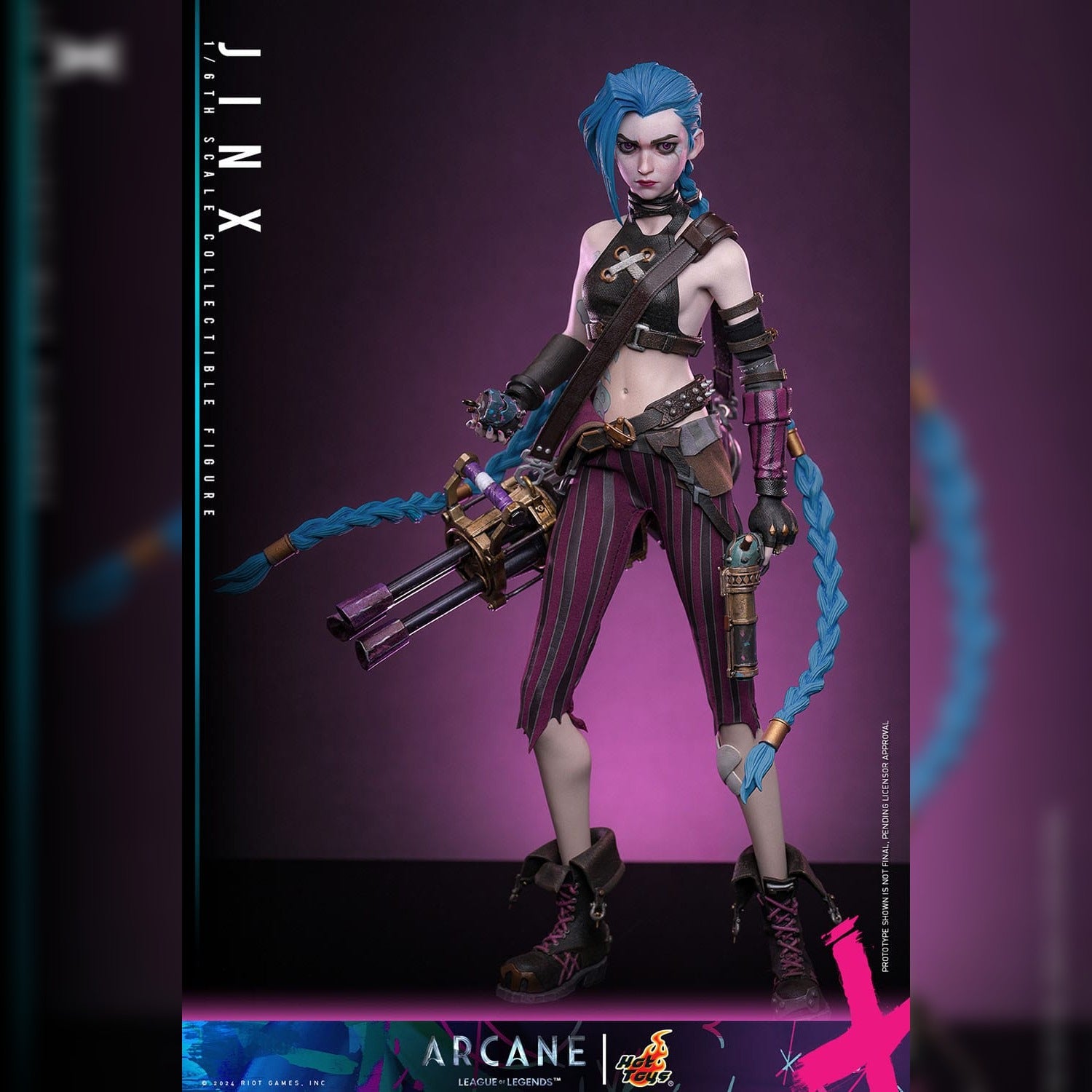 Arcane: Jinx: 1/6th Scale Action Figure: Hot Toys