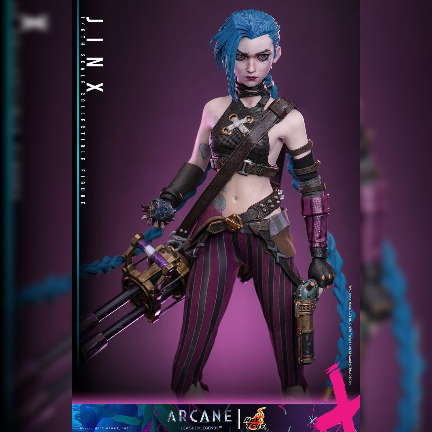 Arcane: Jinx: 1/6th Scale Action Figure: Hot Toys