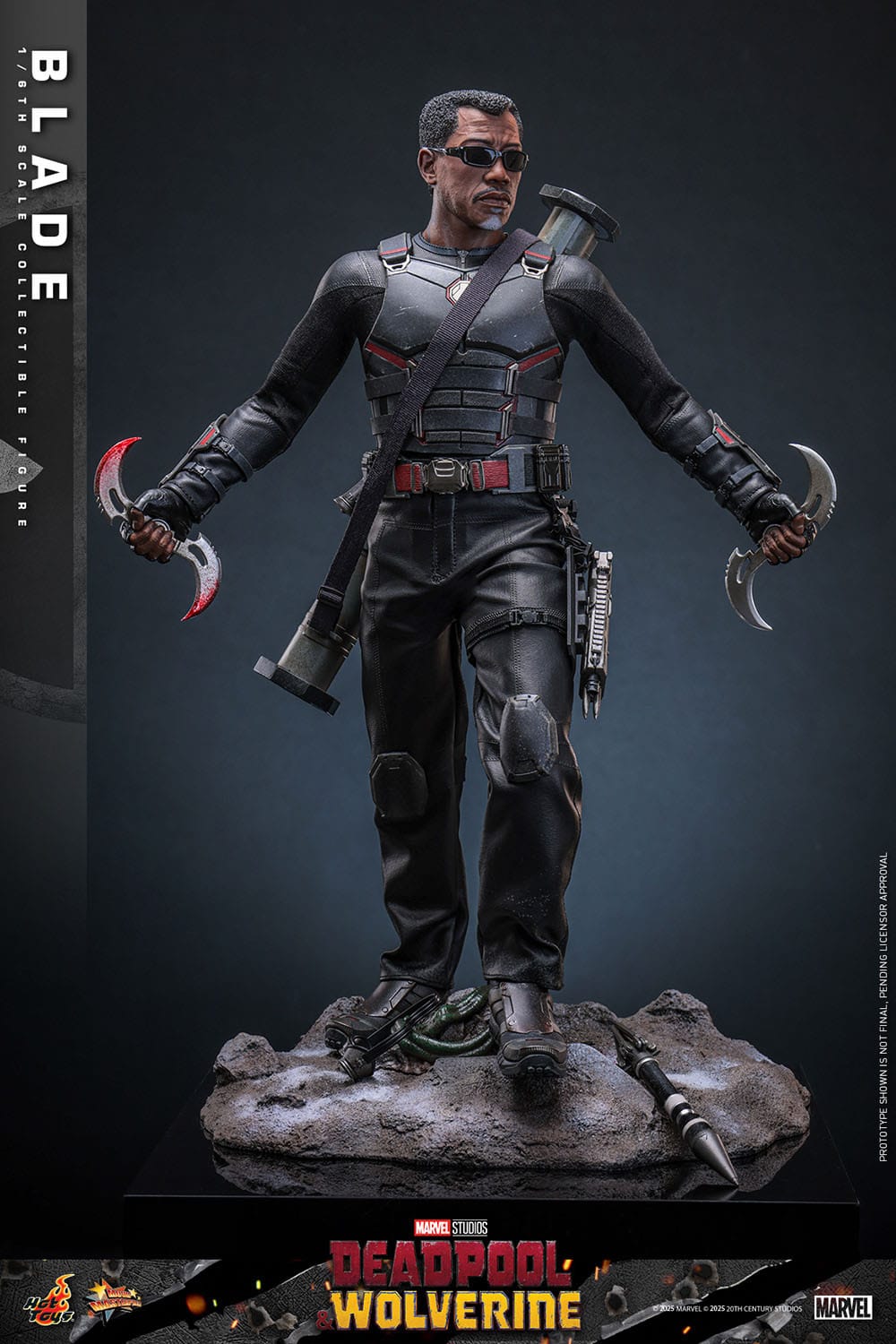 Deadpool & Wolverine: Blade: MMS791: 1/6th Scale Action Figure: Hot Toys