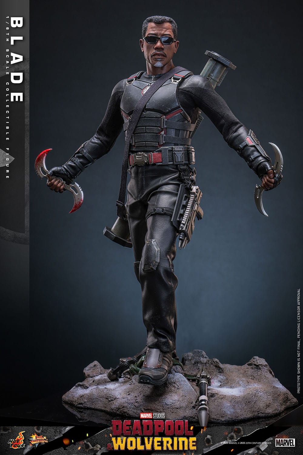 Deadpool & Wolverine: Blade: MMS791: 1/6th Scale Action Figure: Hot Toys