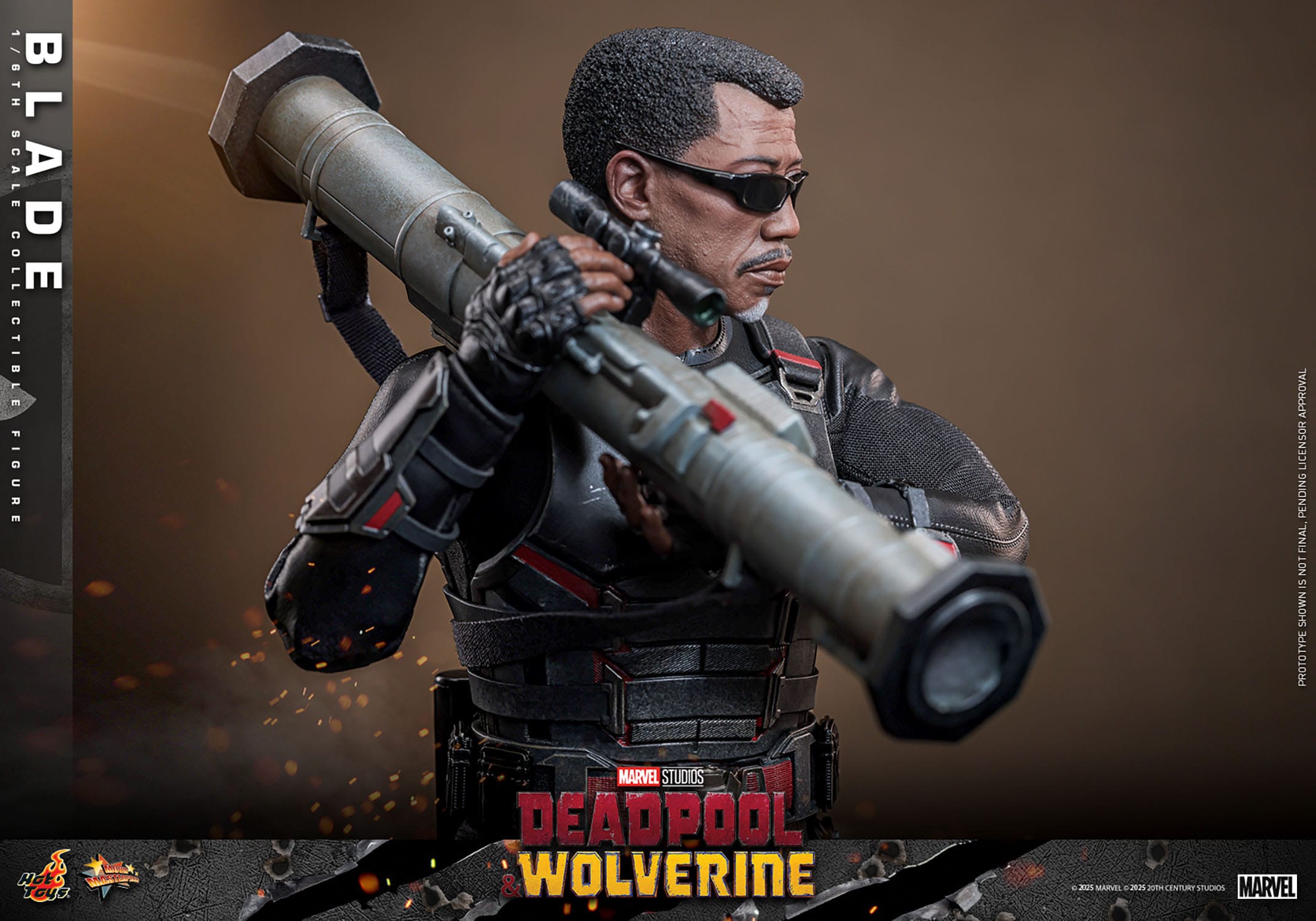 Deadpool & Wolverine: Blade: MMS791: 1/6th Scale Action Figure: Hot Toys