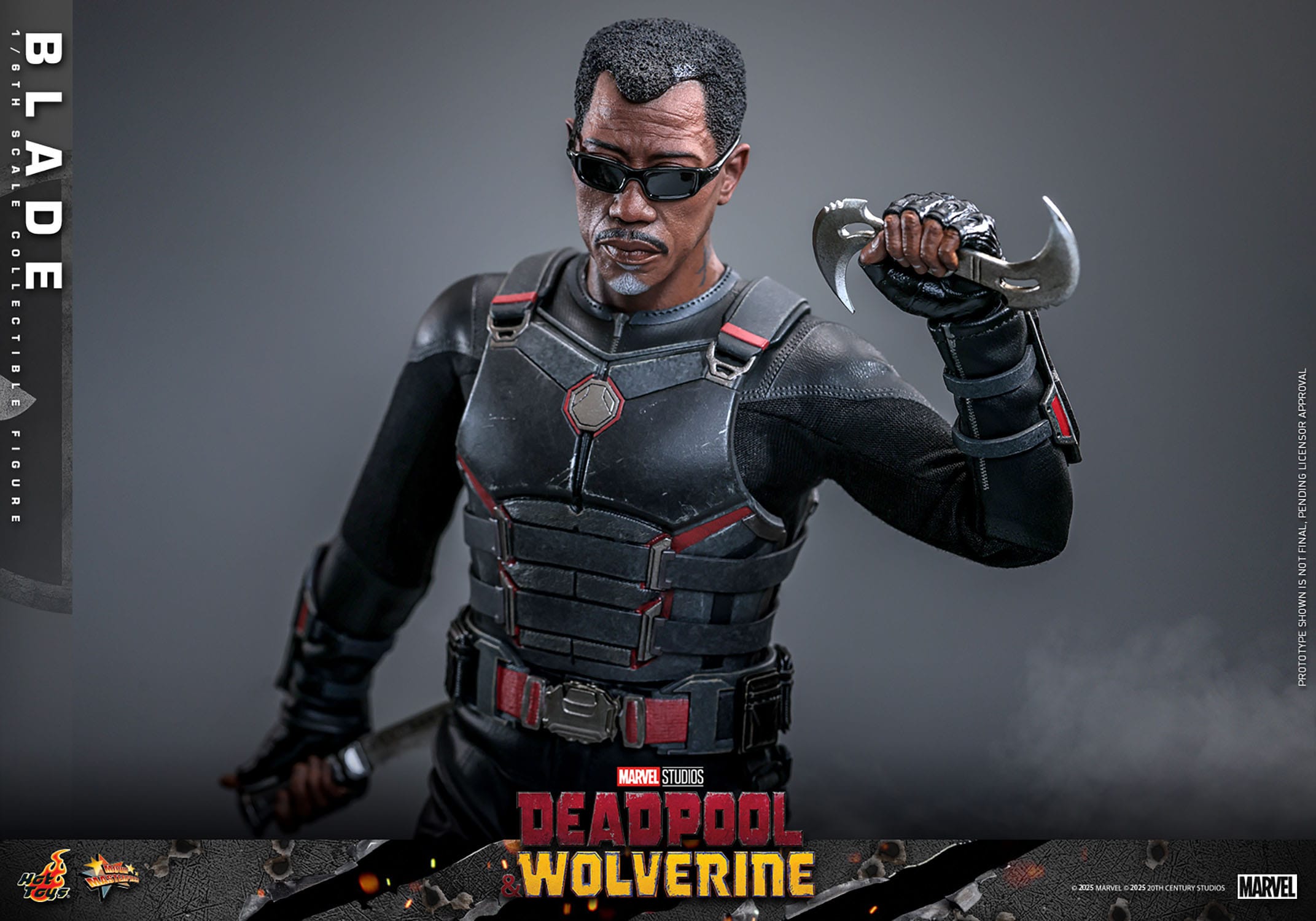 Deadpool & Wolverine: Blade: MMS791: 1/6th Scale Action Figure: Hot Toys