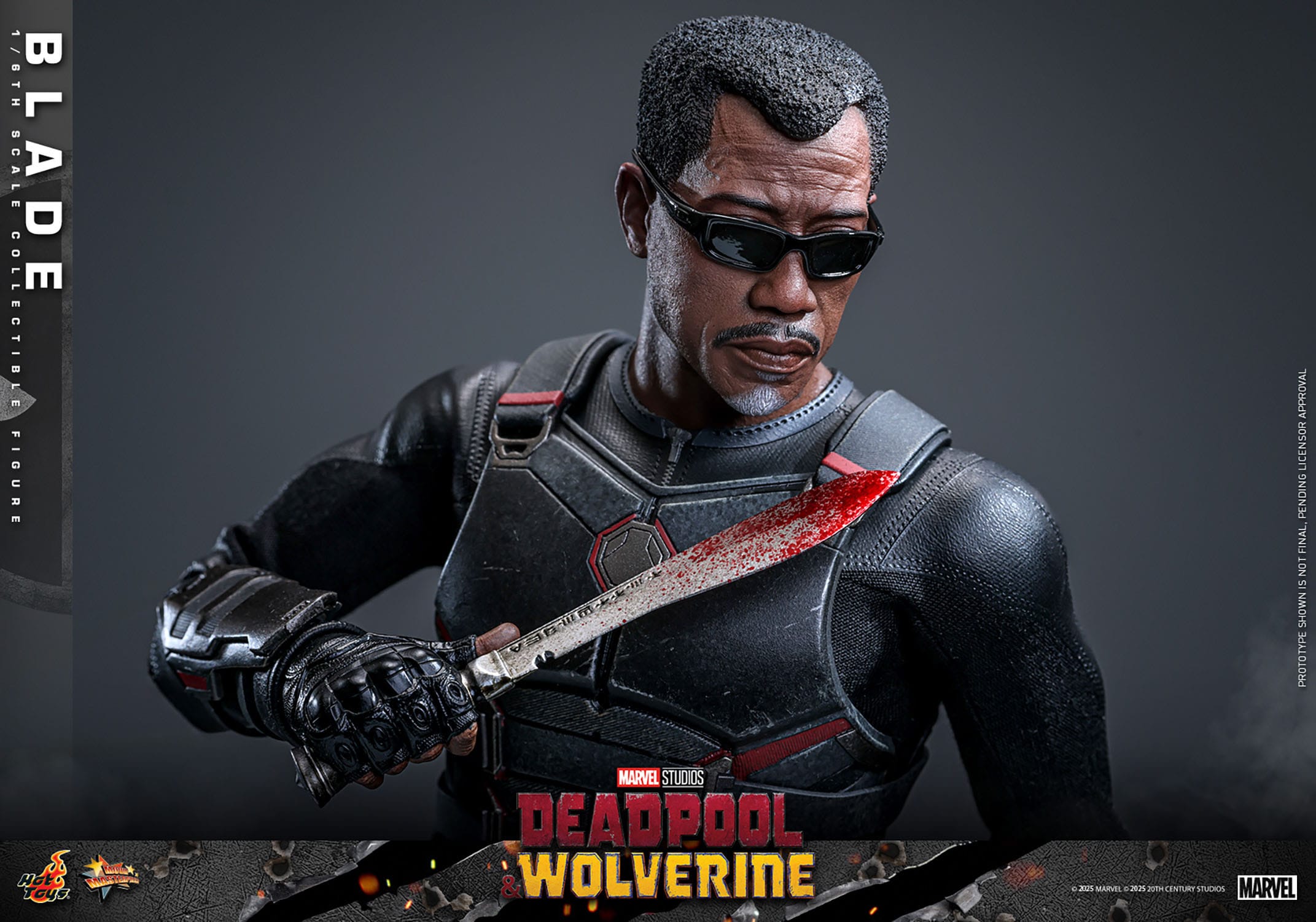 Deadpool & Wolverine: Blade: MMS791: 1/6th Scale Action Figure: Hot Toys