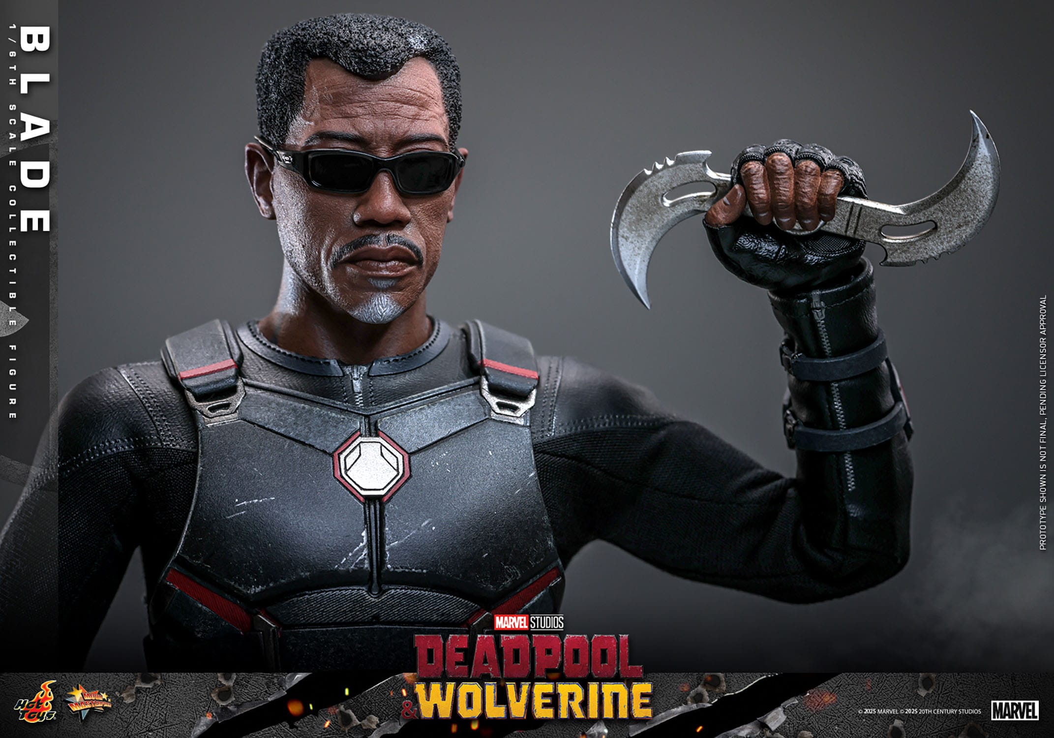 Deadpool & Wolverine: Blade: MMS791: 1/6th Scale Action Figure: Hot Toys