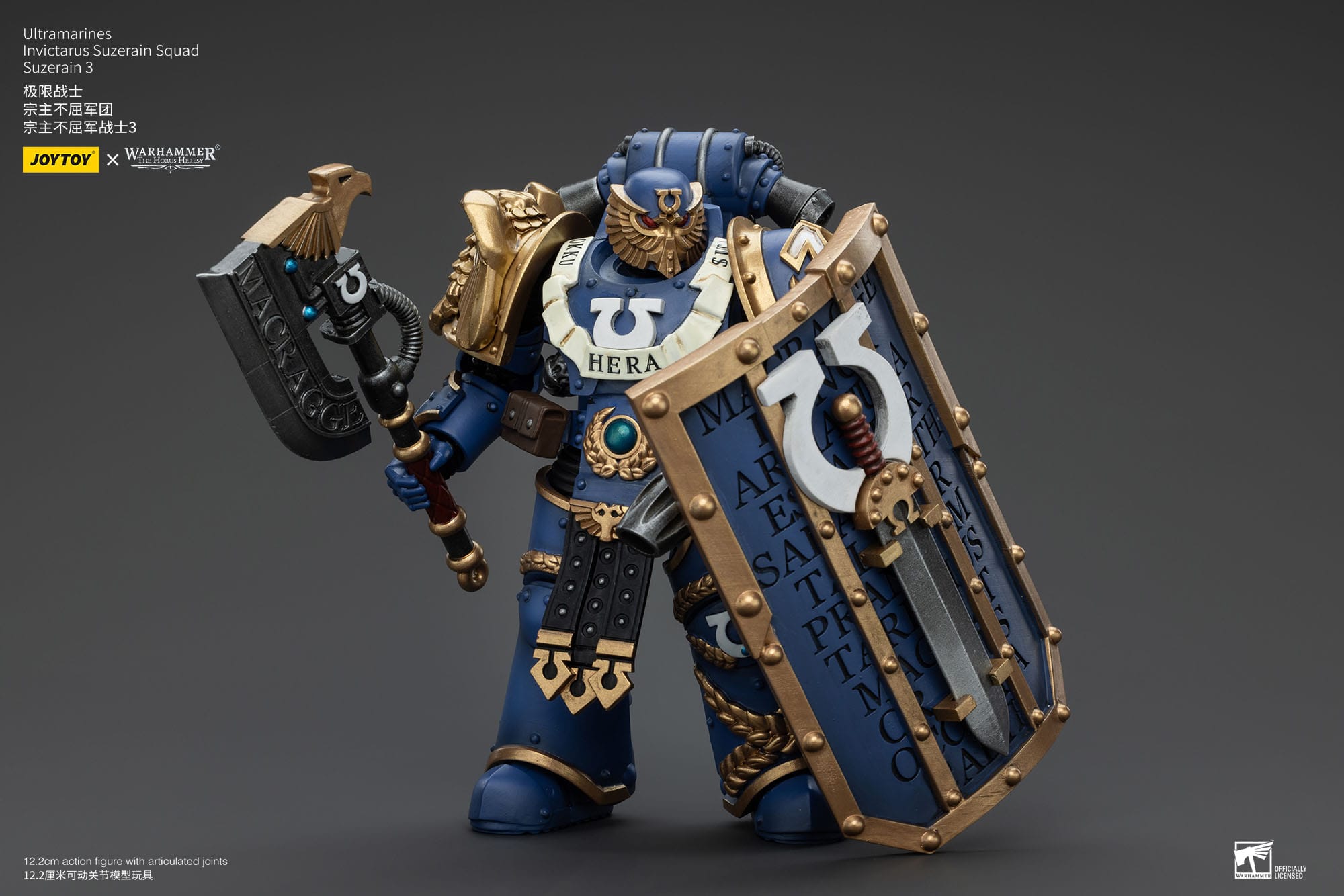 Warhammer The Horus Heresy: Ultramarines: Invictarus Suzerain Squad: Suzerain 3: Action Figure: Joy Toy