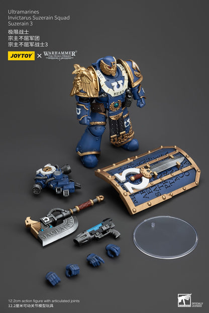 Warhammer The Horus Heresy: Ultramarines: Invictarus Suzerain Squad: Suzerain 3: Action Figure: Joy Toy