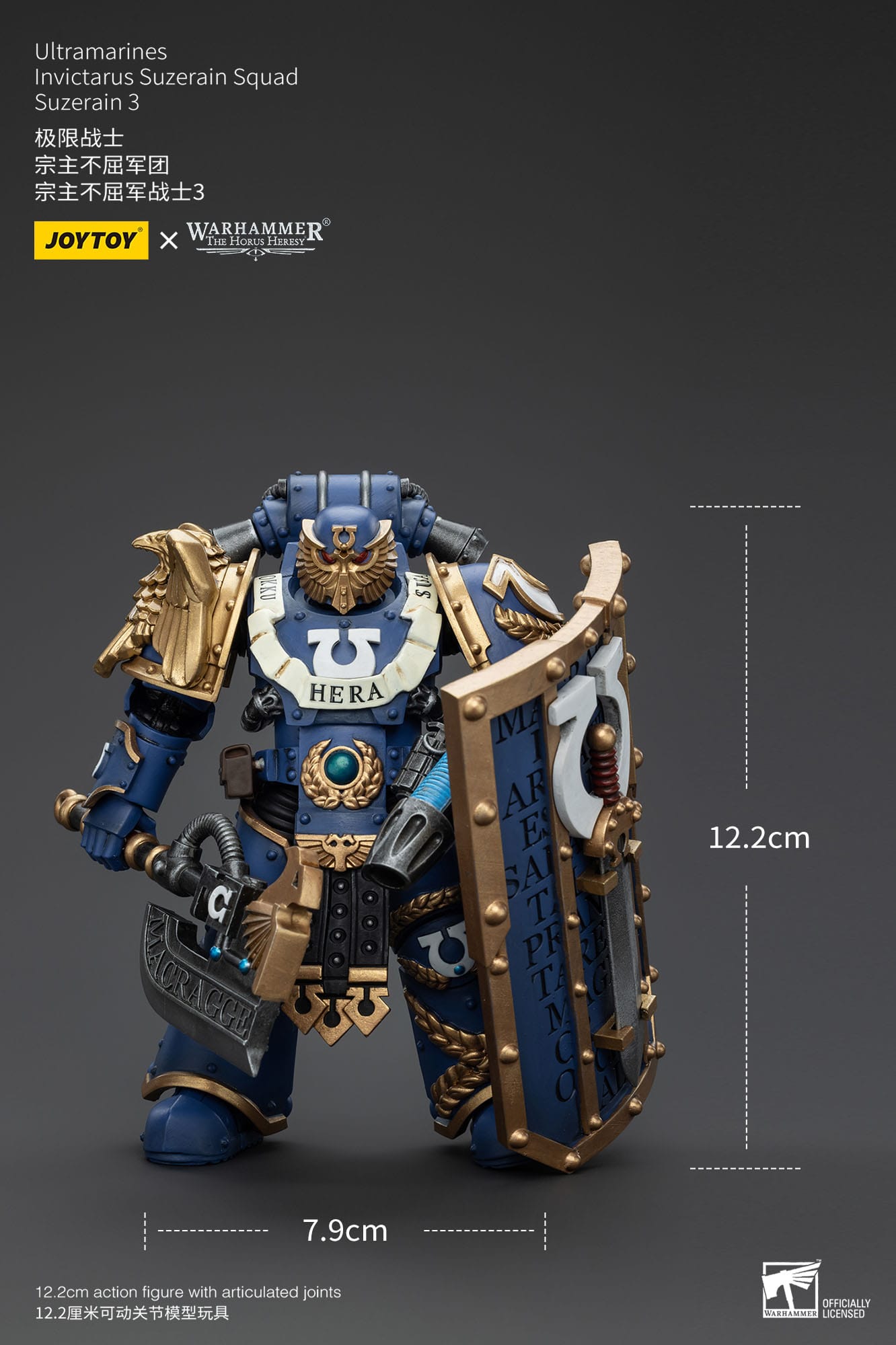 Warhammer The Horus Heresy: Ultramarines: Invictarus Suzerain Squad: Suzerain 3: Action Figure: Joy Toy