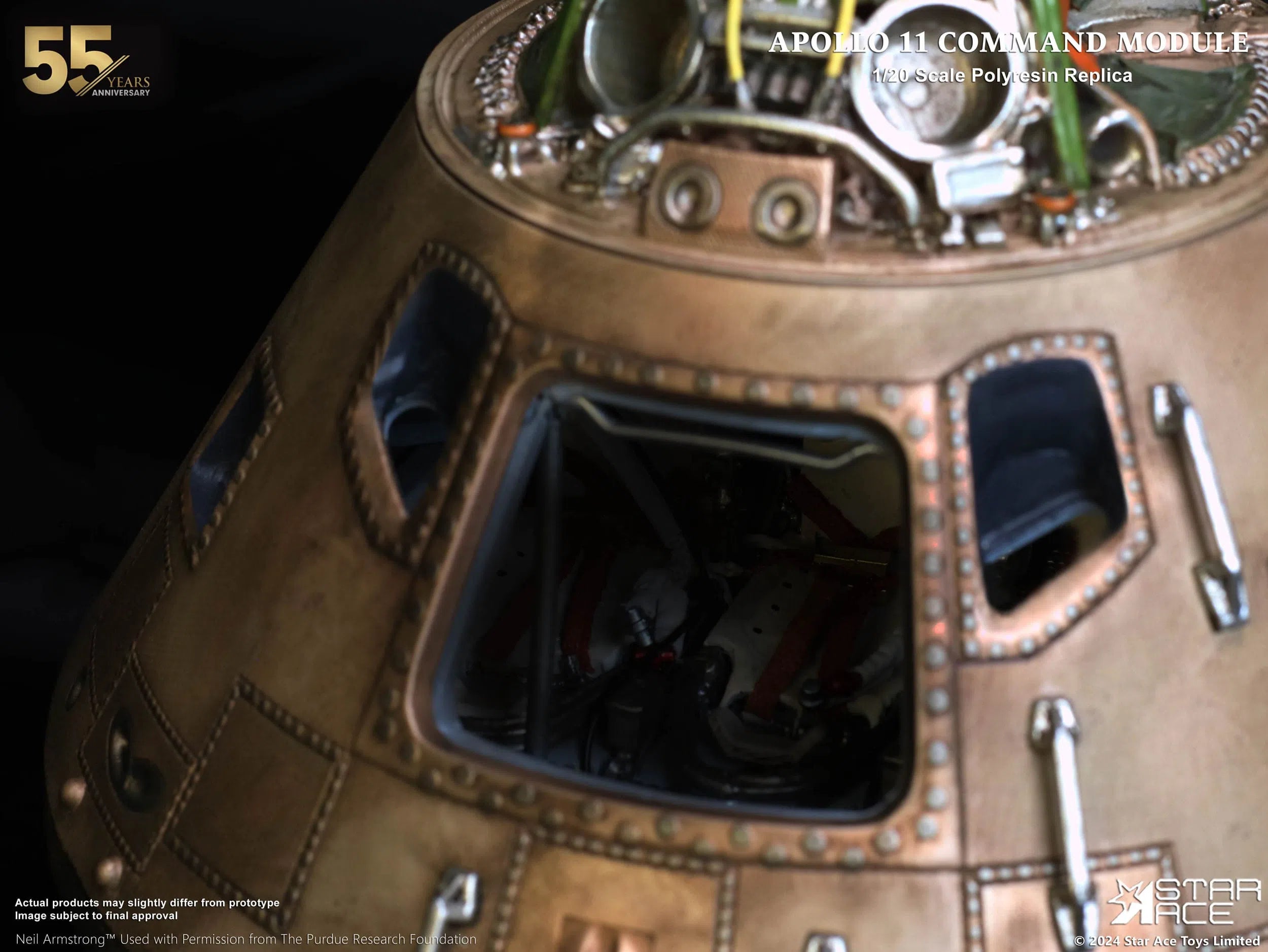 Apollo 11: Command Module: Deluxe Version: 1/20 Scale Replica: Star Ace