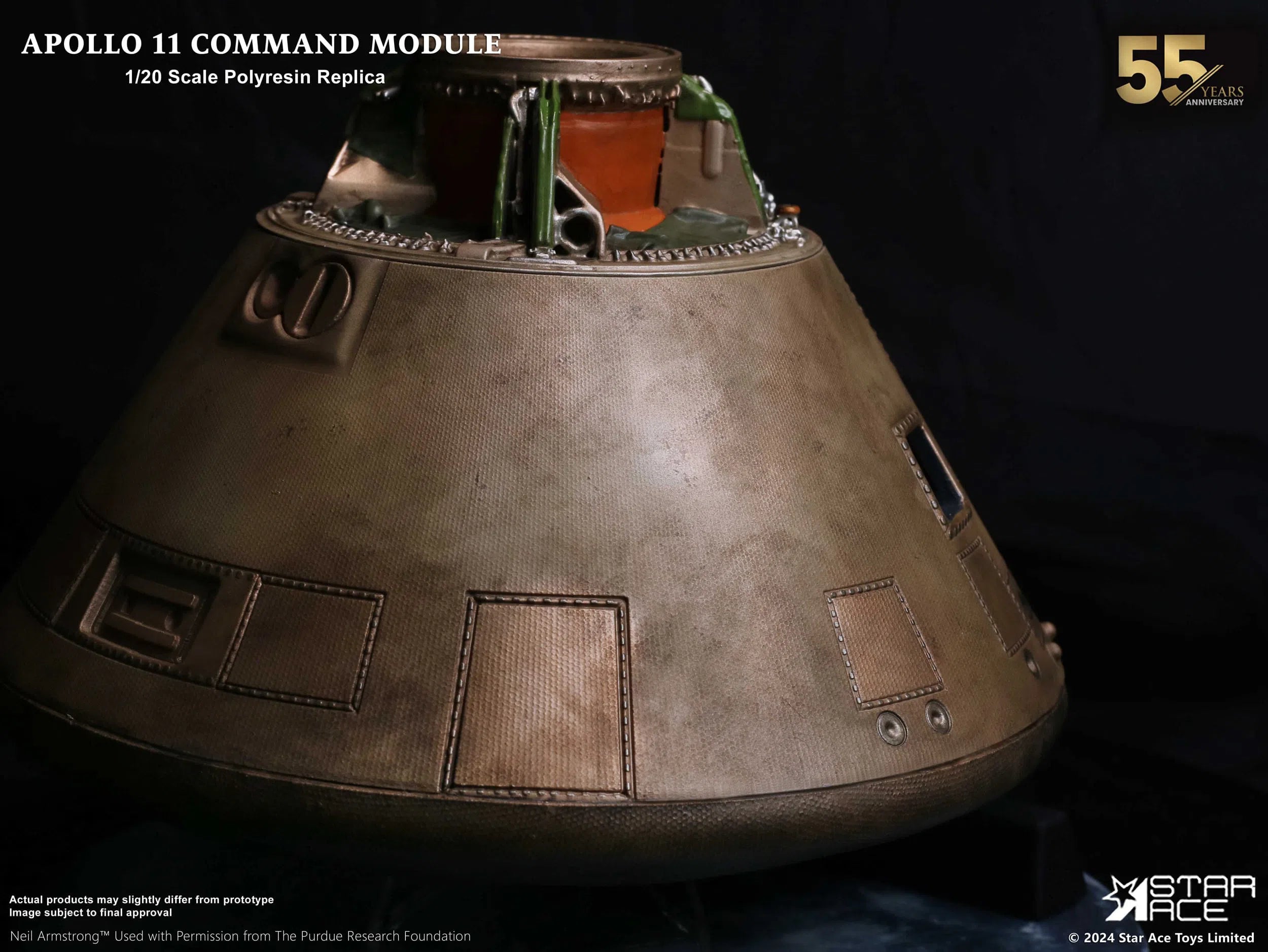 Apollo 11: Command Module: Deluxe Version: 1/20 Scale Replica: Star Ace