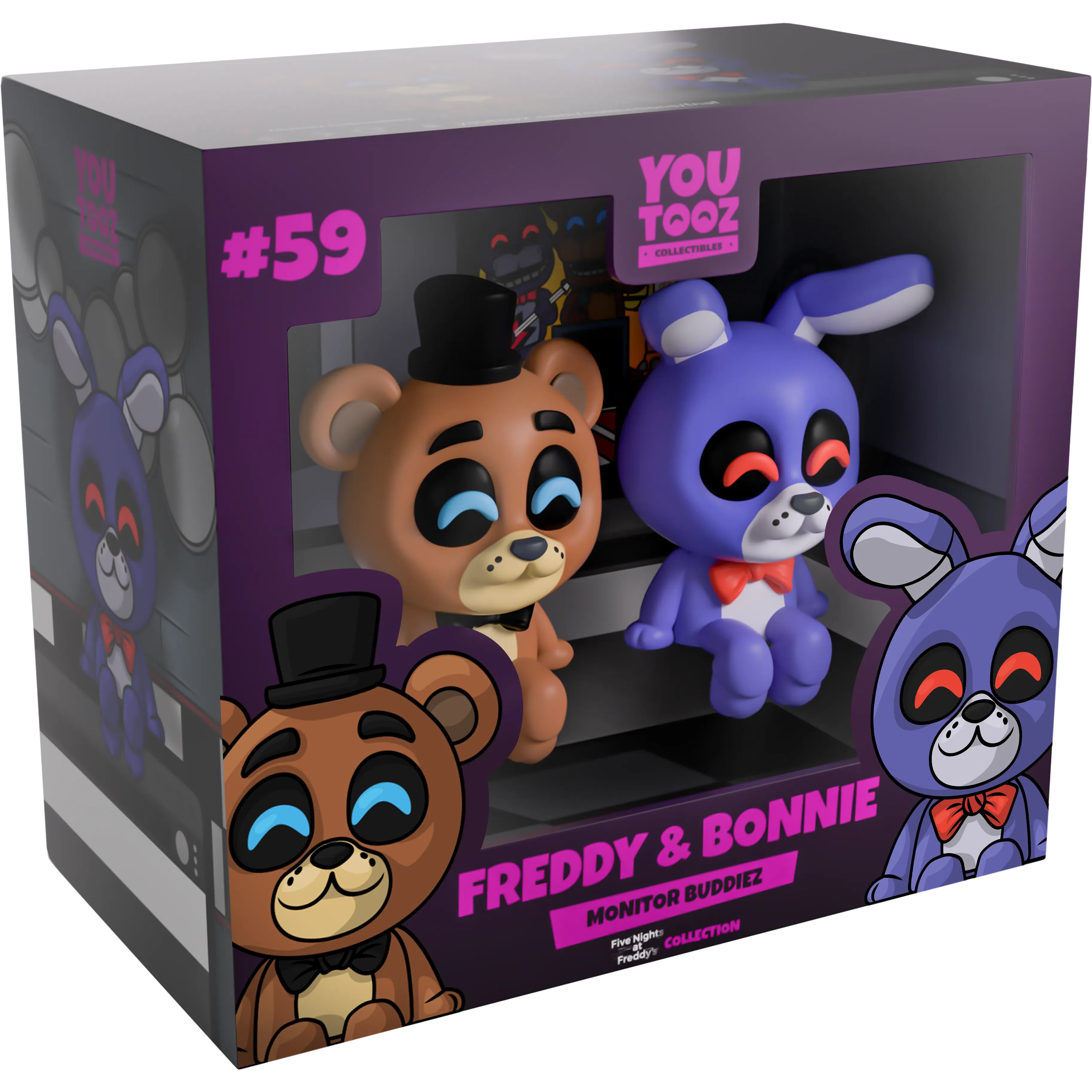 Five Nights at Freddy's: Freddy & Bonnie: Monitor Buddiez: Vinyl Figures: YouTooz