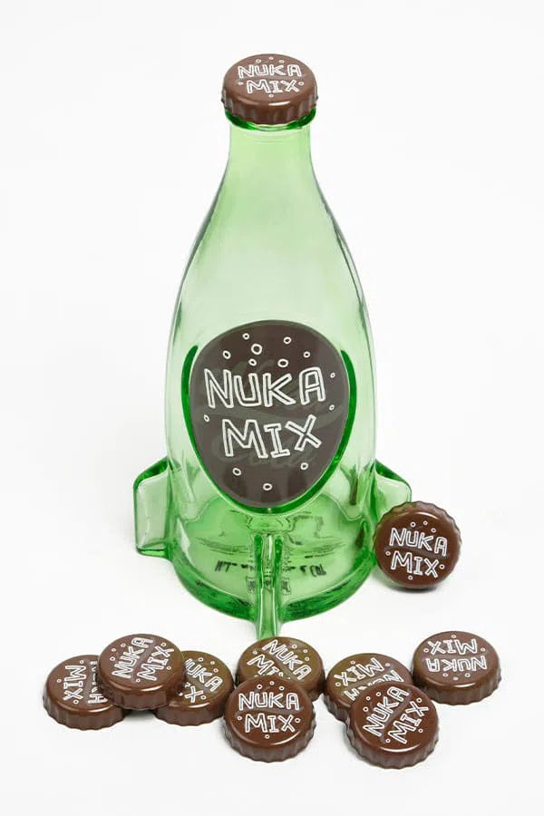 Fallout: Nuka Cola Mix Glass Bottle & Caps