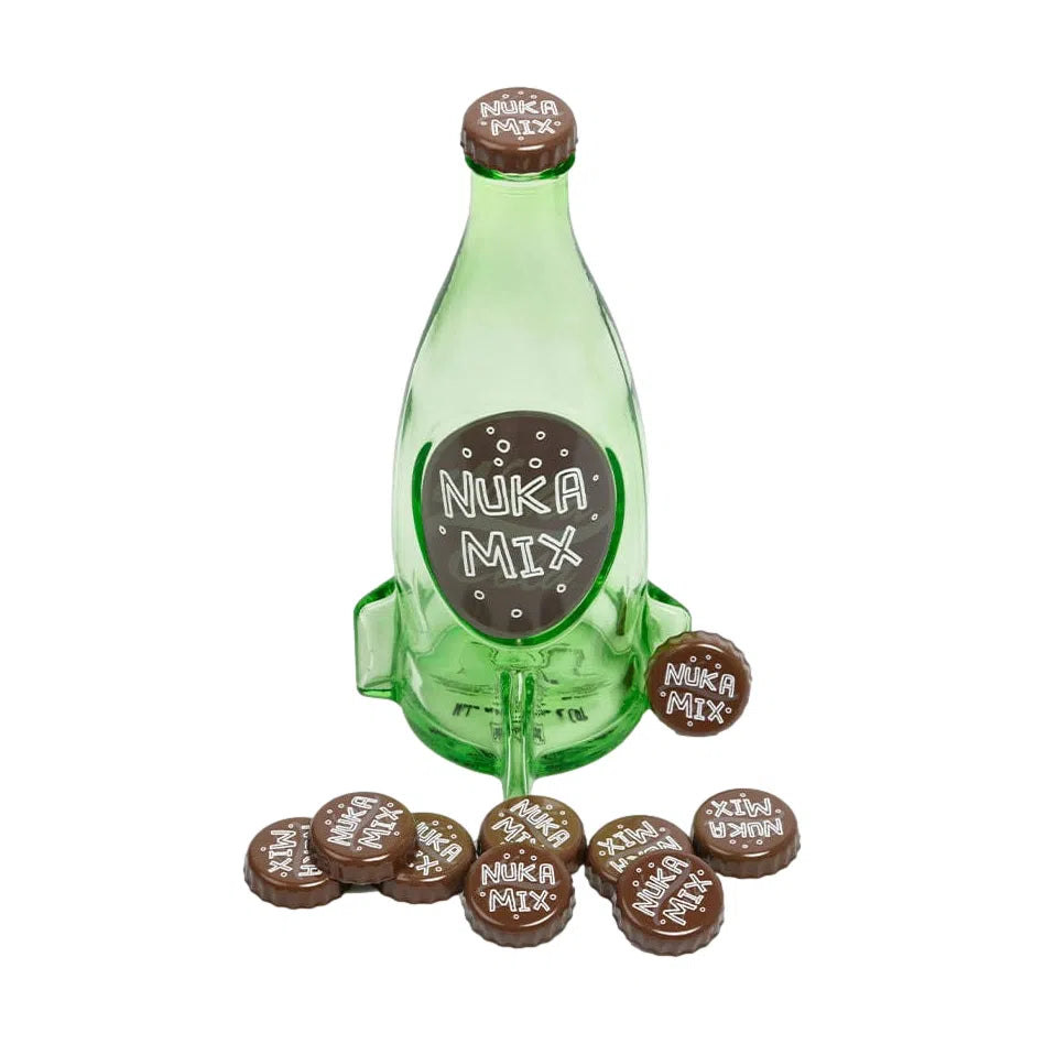 Fallout: Nuka Cola Mix Glass Bottle & Caps